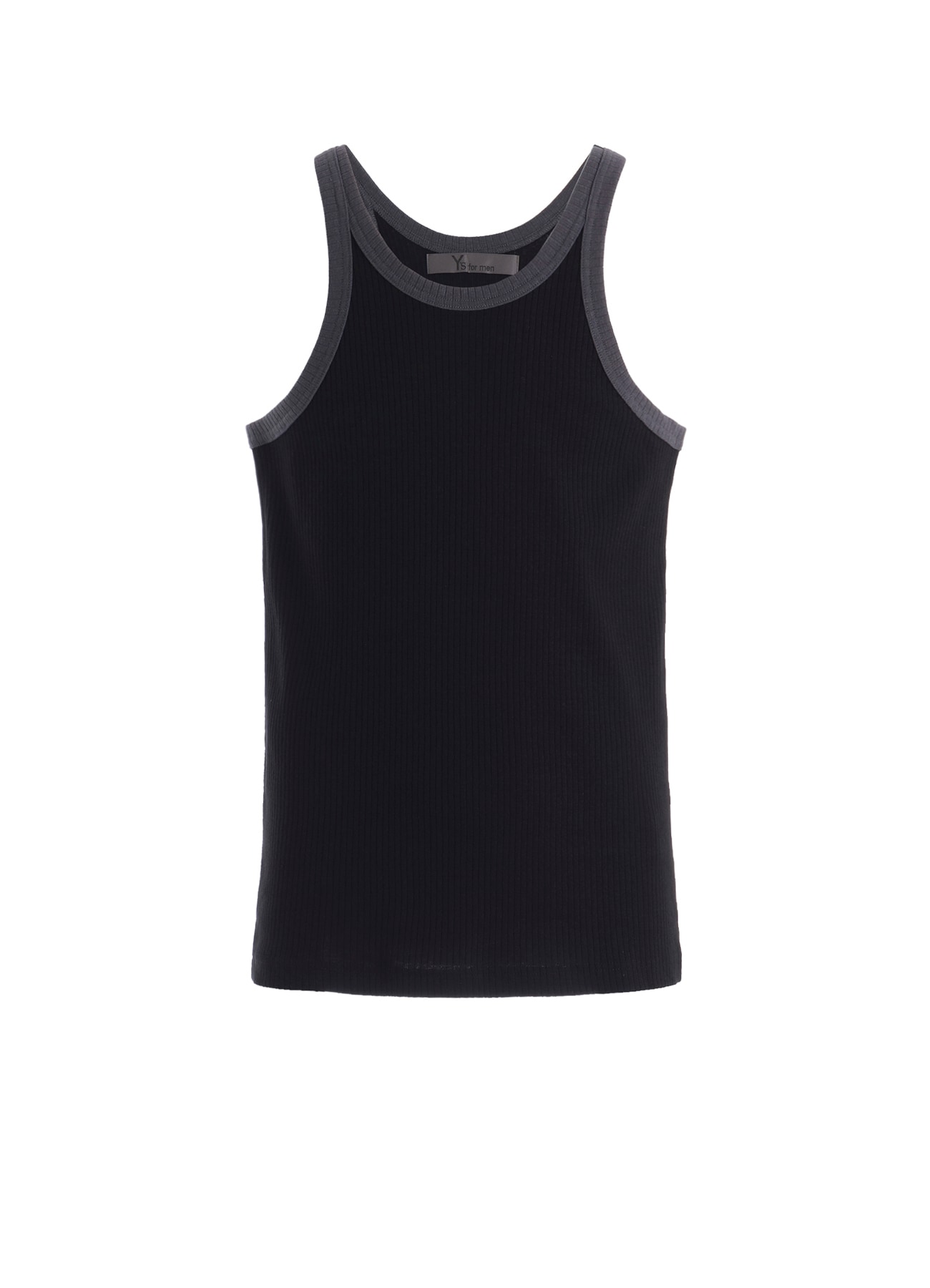 COLOR PANEL RIB TANK TOP