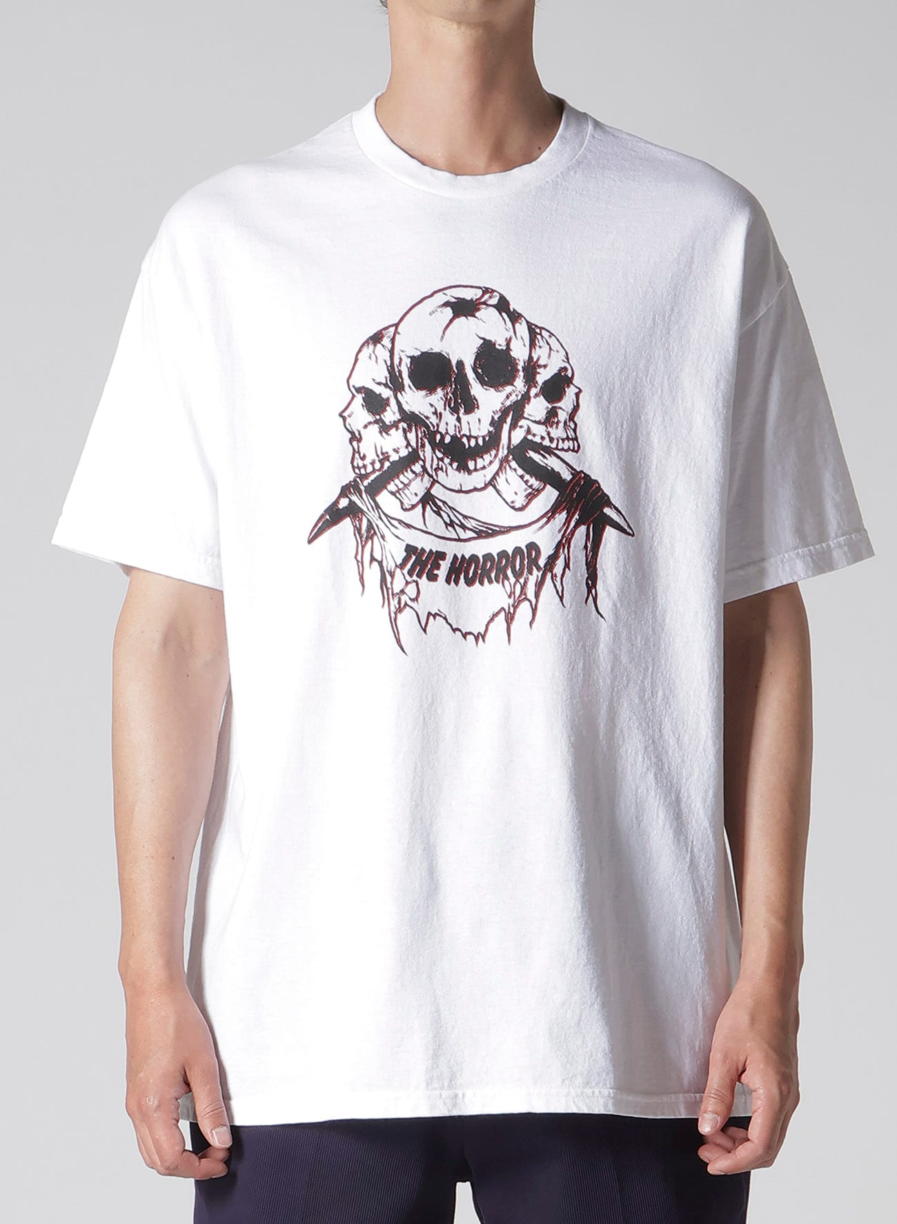 【Y's for men × MASSES】COTTON SINGLE PRINT ROUND NECK SHORT SLEEVE T