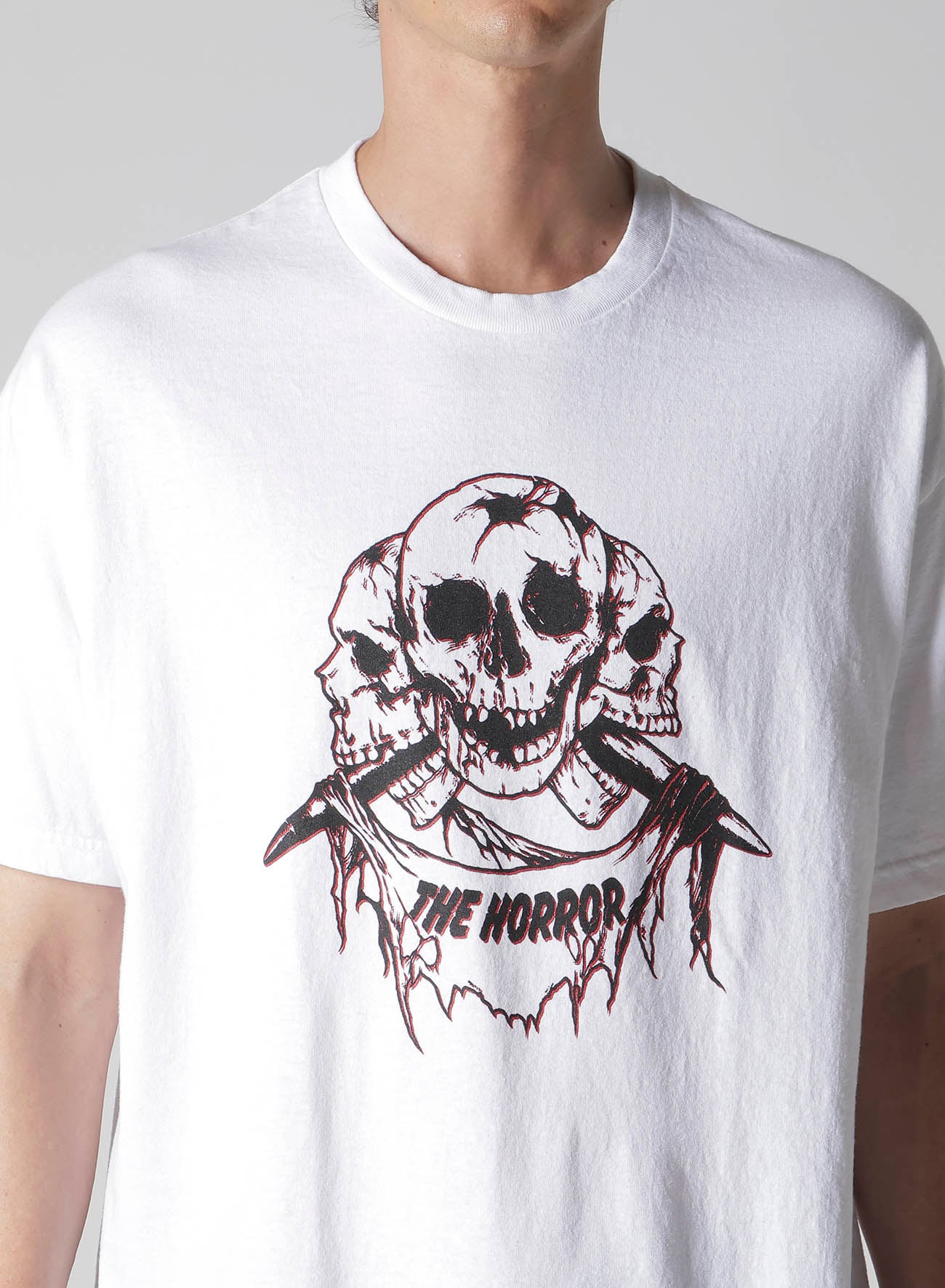 【Y's for men × MASSES】COTTON SINGLE PRINT ROUND NECK SHORT SLEEVE T