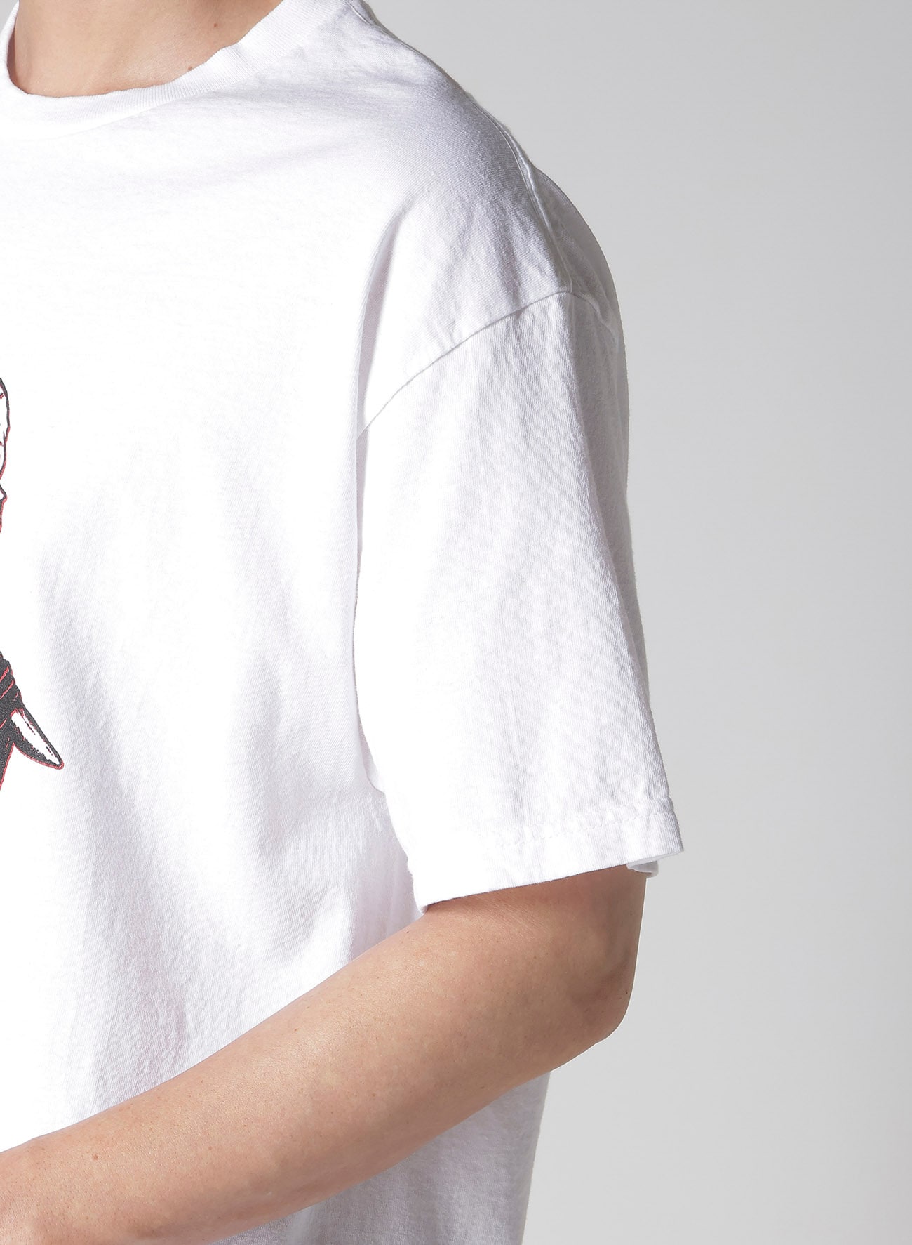 【Y's for men × MASSES】COTTON SINGLE PRINT ROUND NECK SHORT SLEEVE T