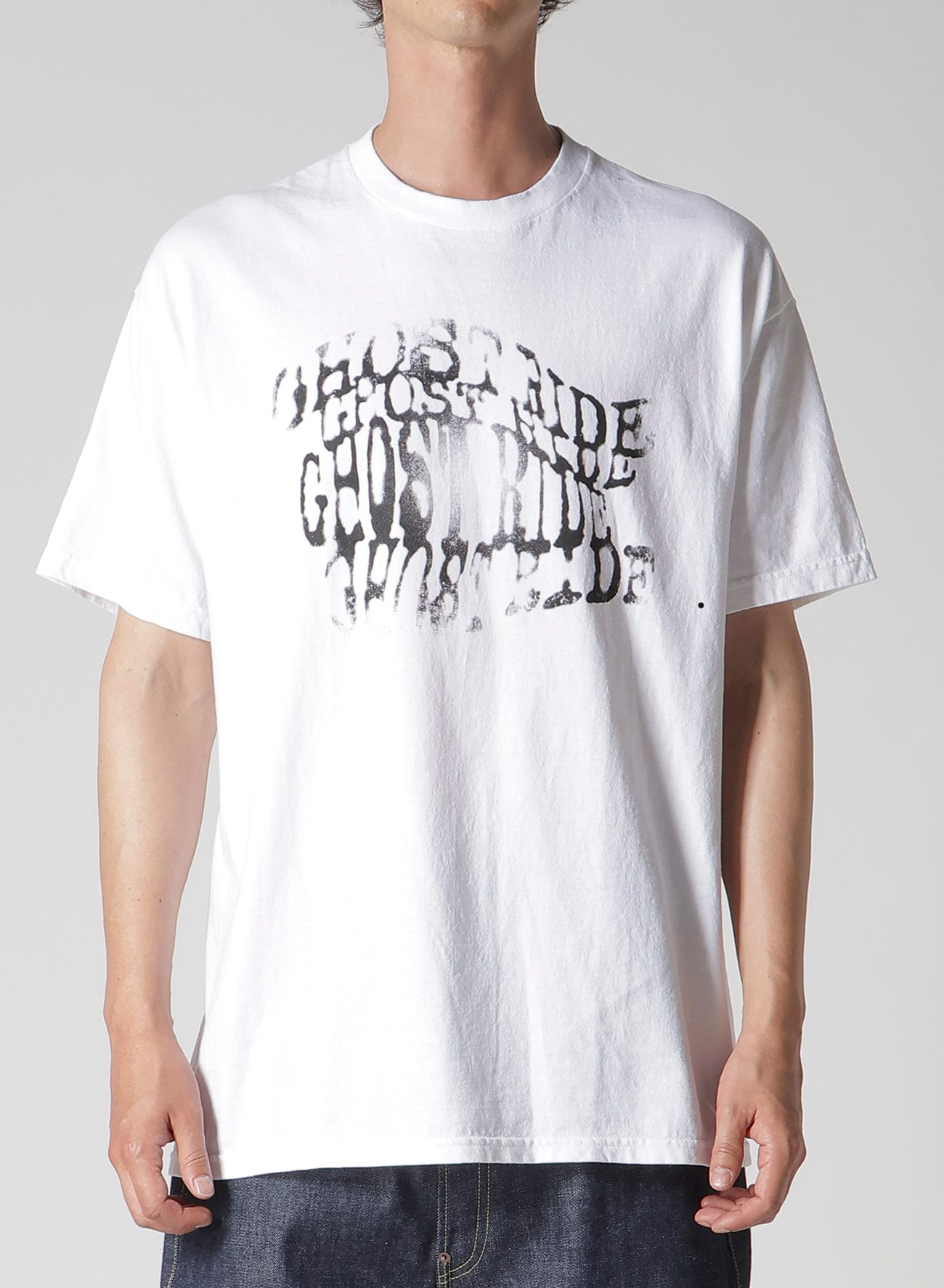 【Y's for men × MASSES】COTTON SINGLE PRINT ROUND NECK SHORT SLEEVE T