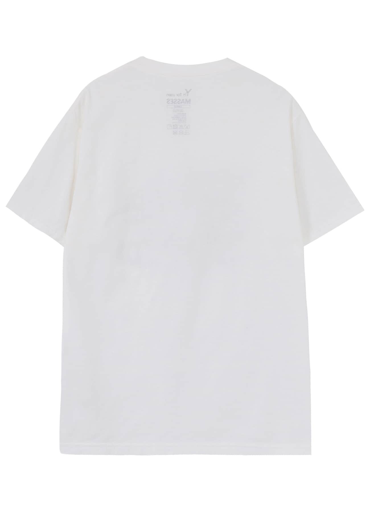 【Y's for men × MASSES】COTTON SINGLE PRINT ROUND NECK SHORT SLEEVE T