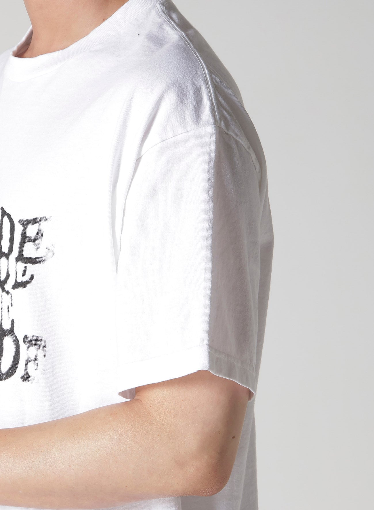 【Y's for men × MASSES】COTTON SINGLE PRINT ROUND NECK SHORT SLEEVE T