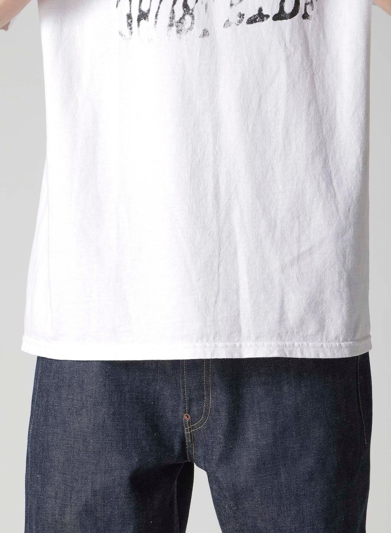 【Y's for men × MASSES】COTTON SINGLE PRINT ROUND NECK SHORT SLEEVE T