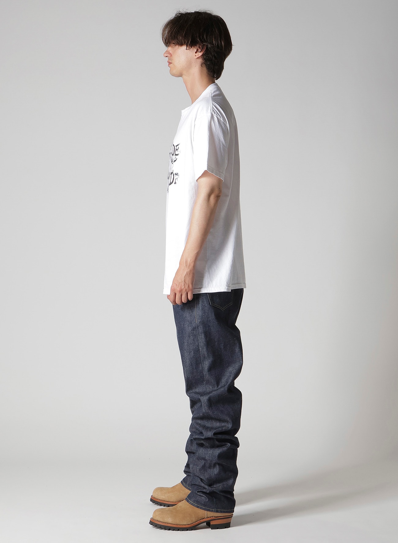 【Y's for men × MASSES】COTTON SINGLE PRINT ROUND NECK SHORT SLEEVE T