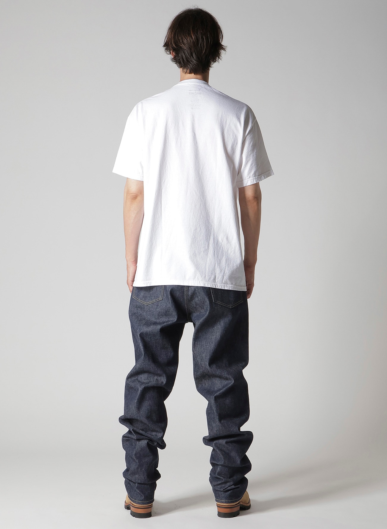 【Y's for men × MASSES】COTTON SINGLE PRINT ROUND NECK SHORT SLEEVE T