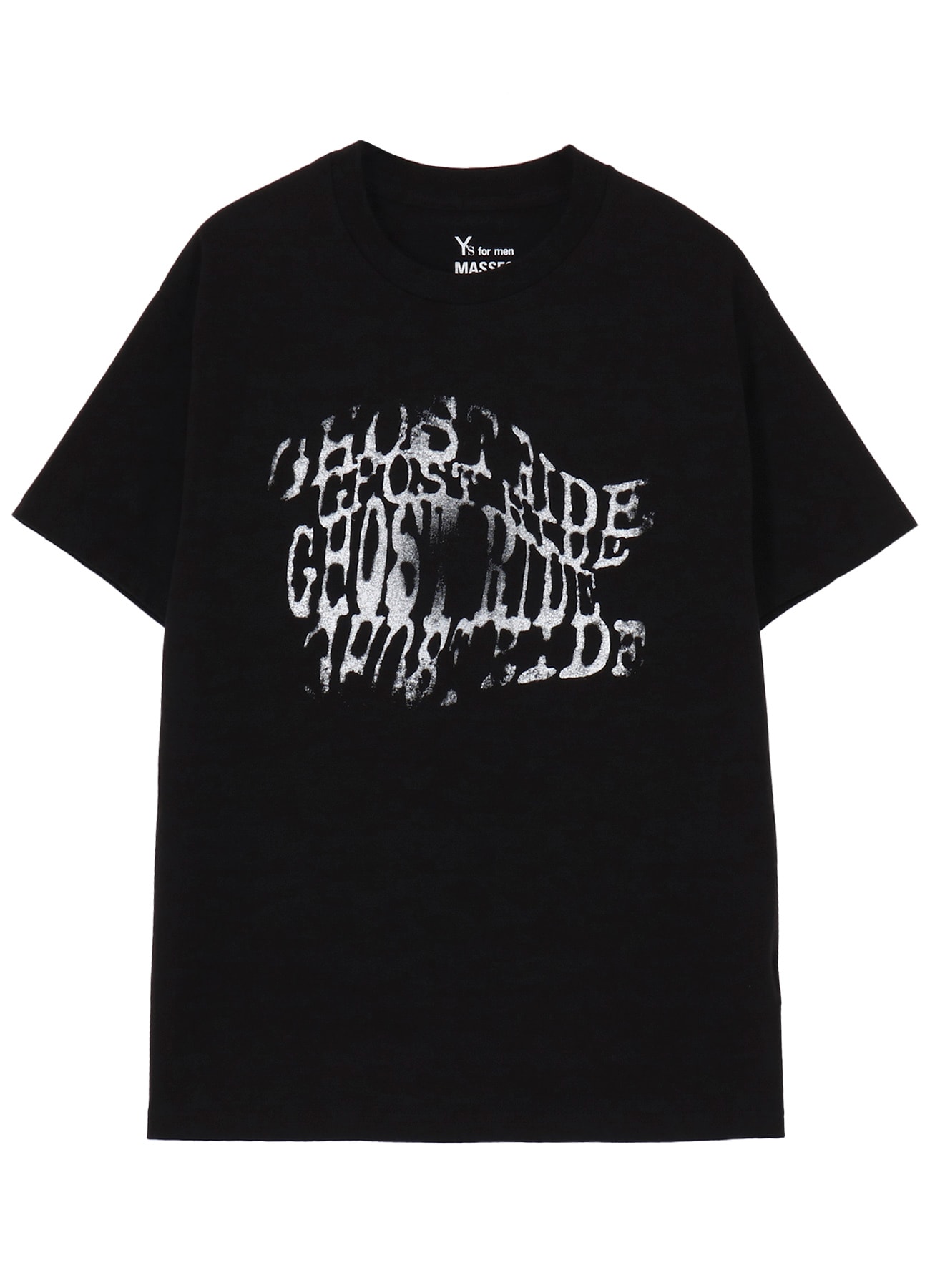 【Y's for men × MASSES】COTTON SINGLE PRINT ROUND NECK SHORT SLEEVE T