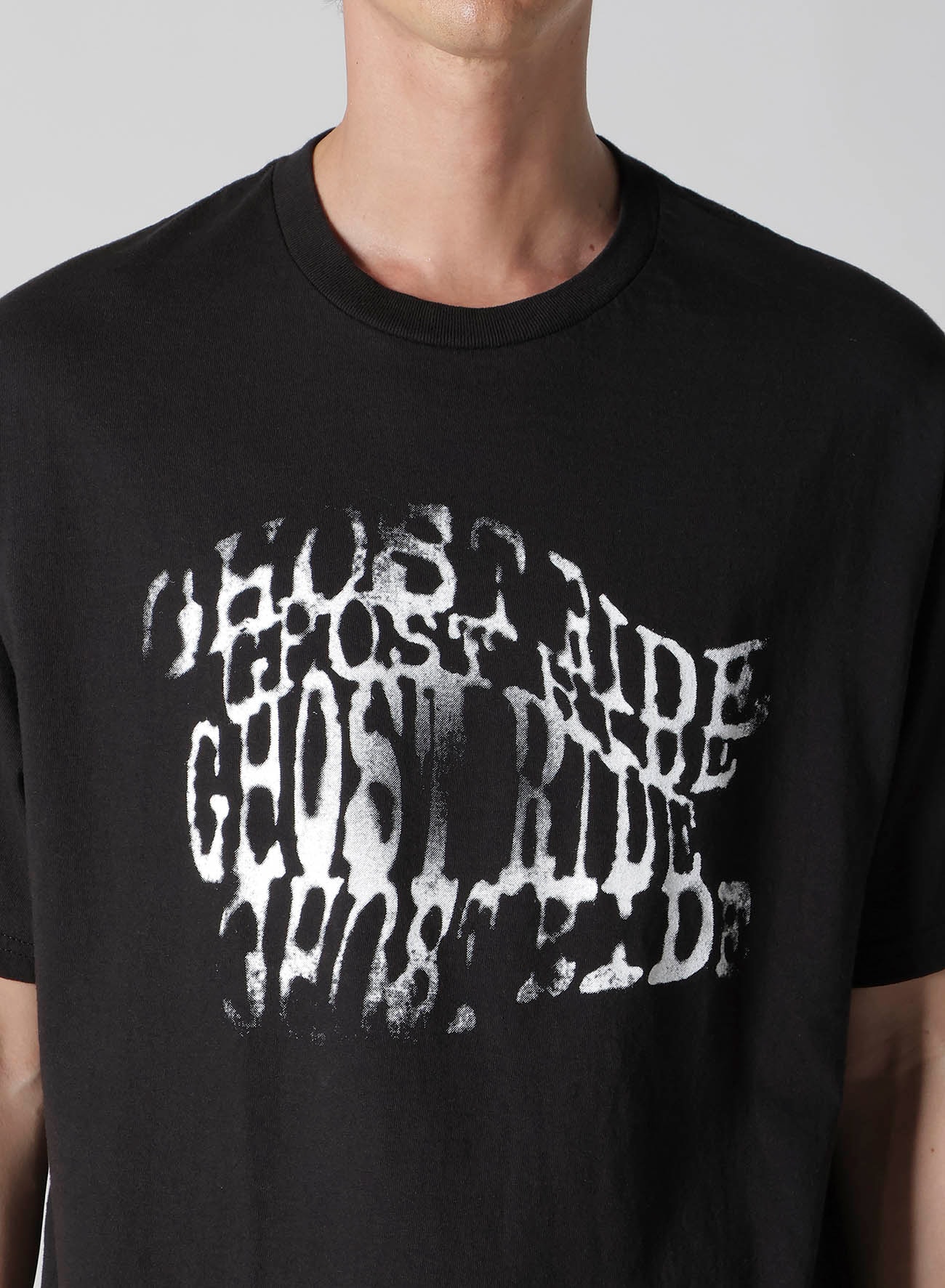 【Y's for men × MASSES】COTTON SINGLE PRINT ROUND NECK SHORT SLEEVE T