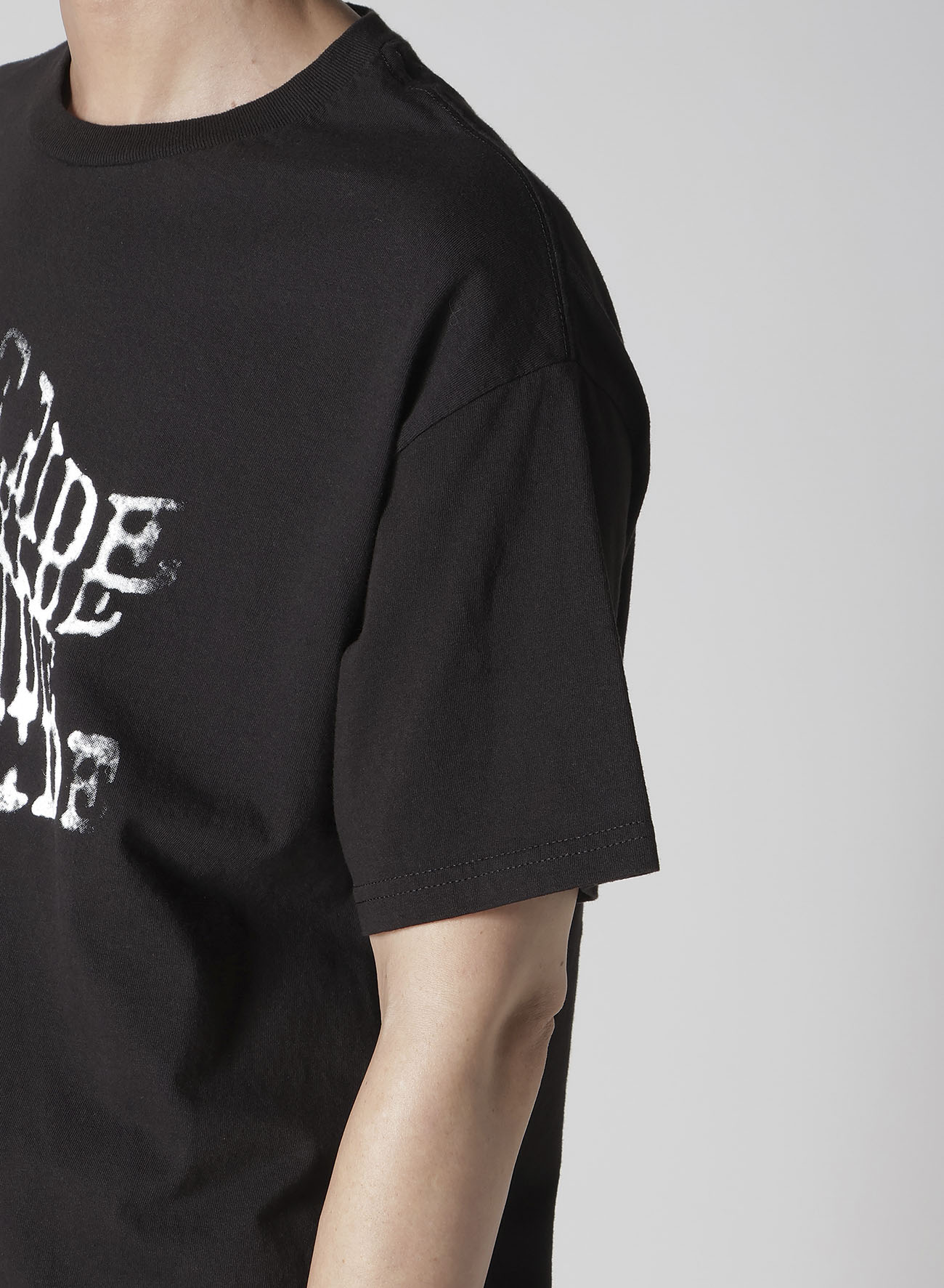 【Y's for men × MASSES】COTTON SINGLE PRINT ROUND NECK SHORT SLEEVE T