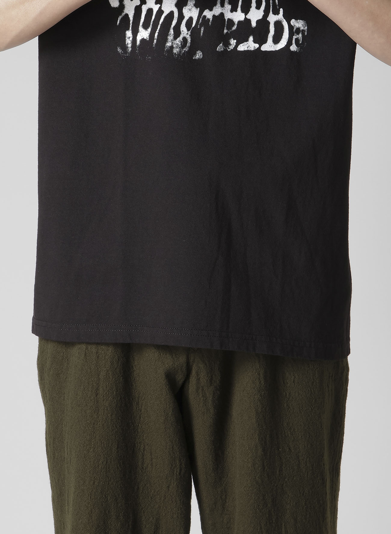 【Y's for men × MASSES】COTTON SINGLE PRINT ROUND NECK SHORT SLEEVE T