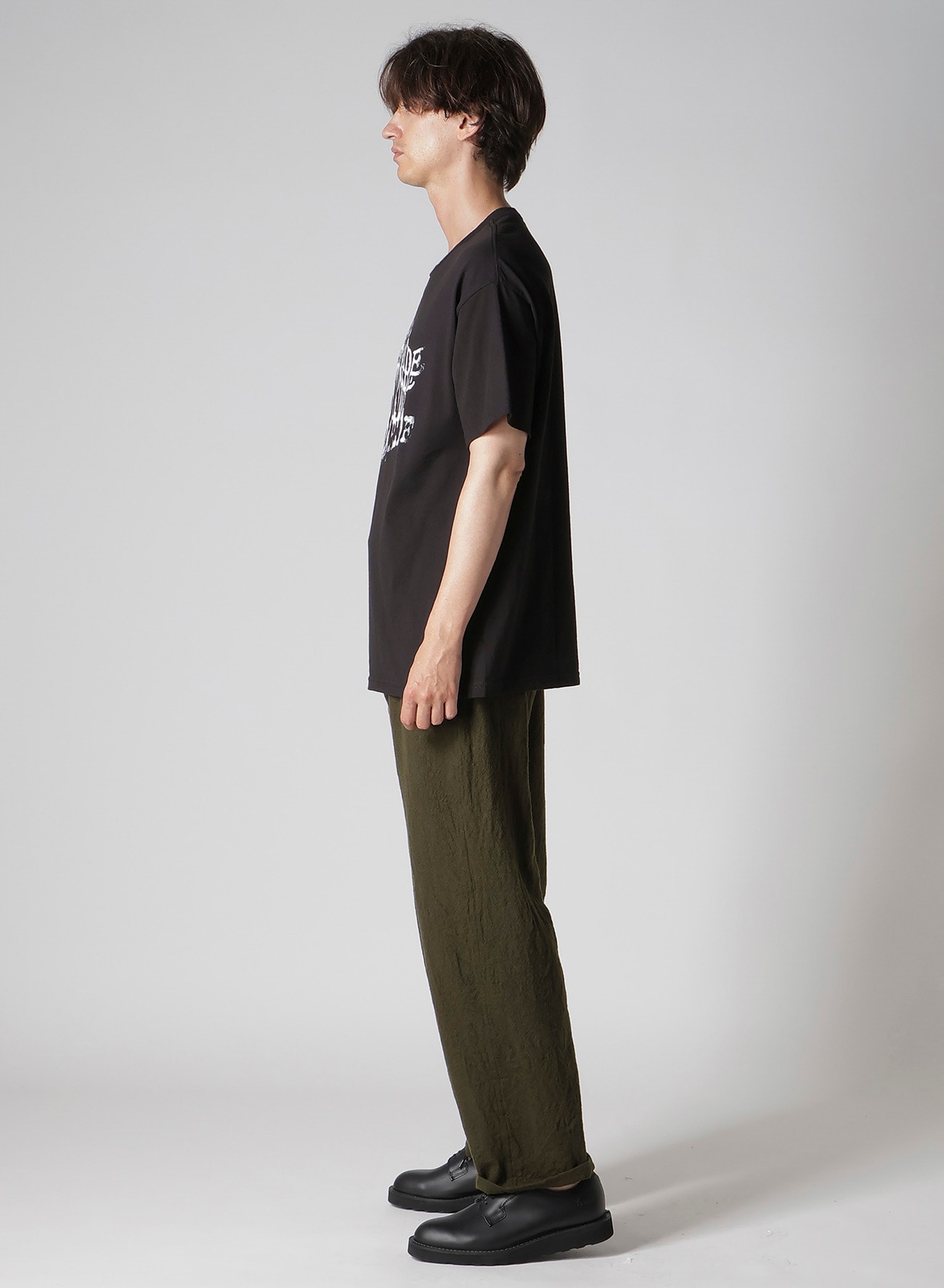 【Y's for men × MASSES】COTTON SINGLE PRINT ROUND NECK SHORT SLEEVE T