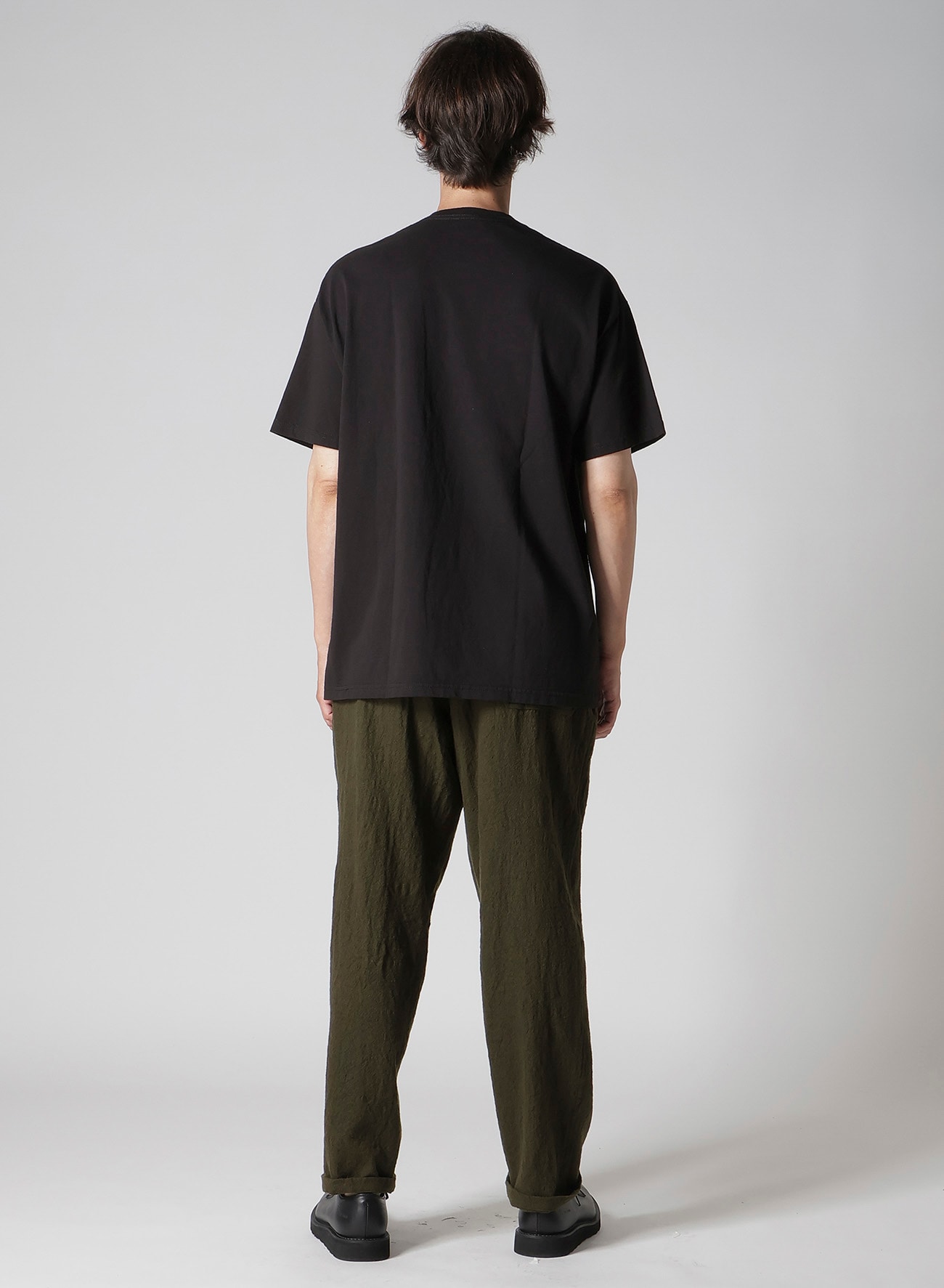 【Y's for men × MASSES】COTTON SINGLE PRINT ROUND NECK SHORT SLEEVE T