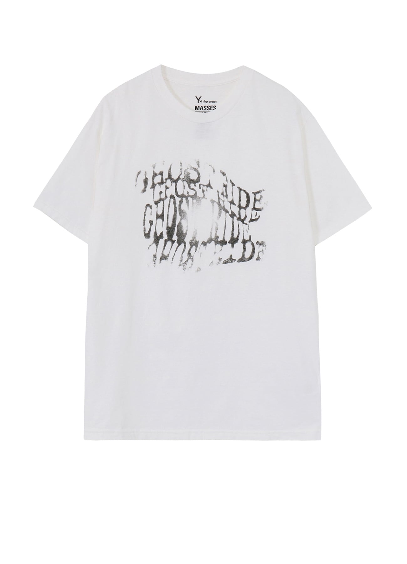 【Y's for men × MASSES】COTTON SINGLE PRINT ROUND NECK SHORT SLEEVE T