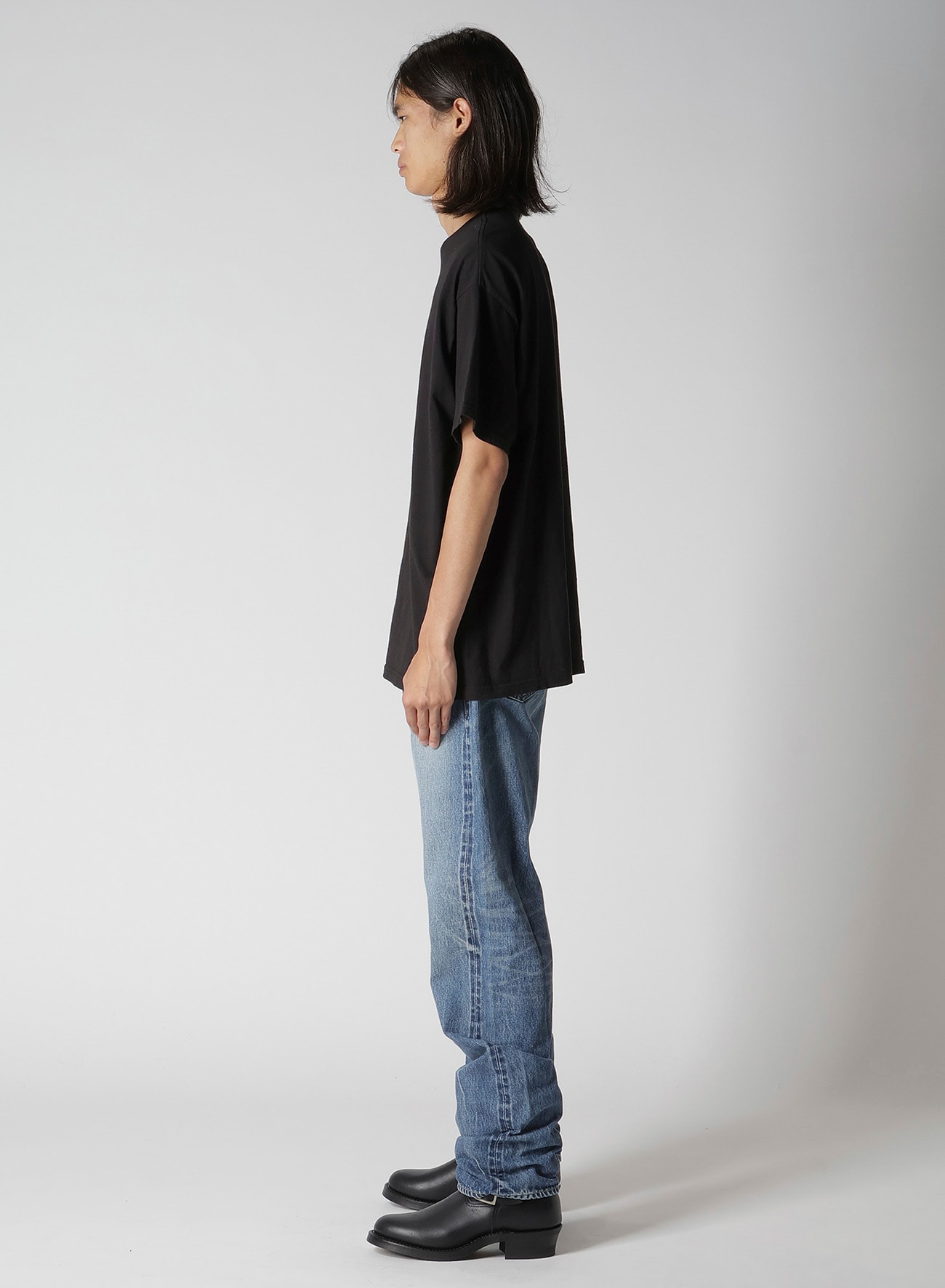 【Y's for men × MASSES】COTTON SINGLE PRINT ROUND NECK SHORT SLEEVE T