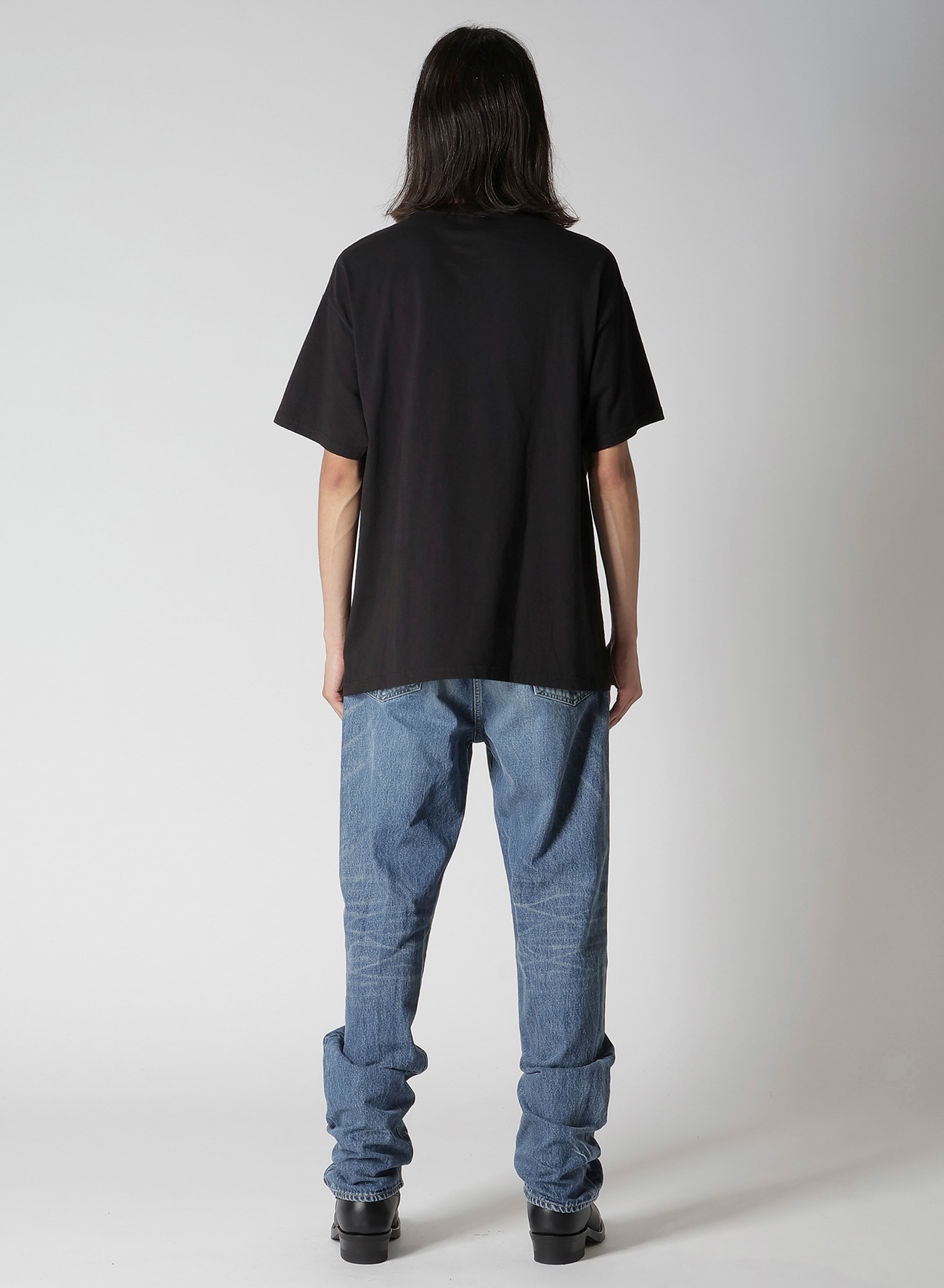 【Y's for men × MASSES】COTTON SINGLE PRINT ROUND NECK SHORT SLEEVE T