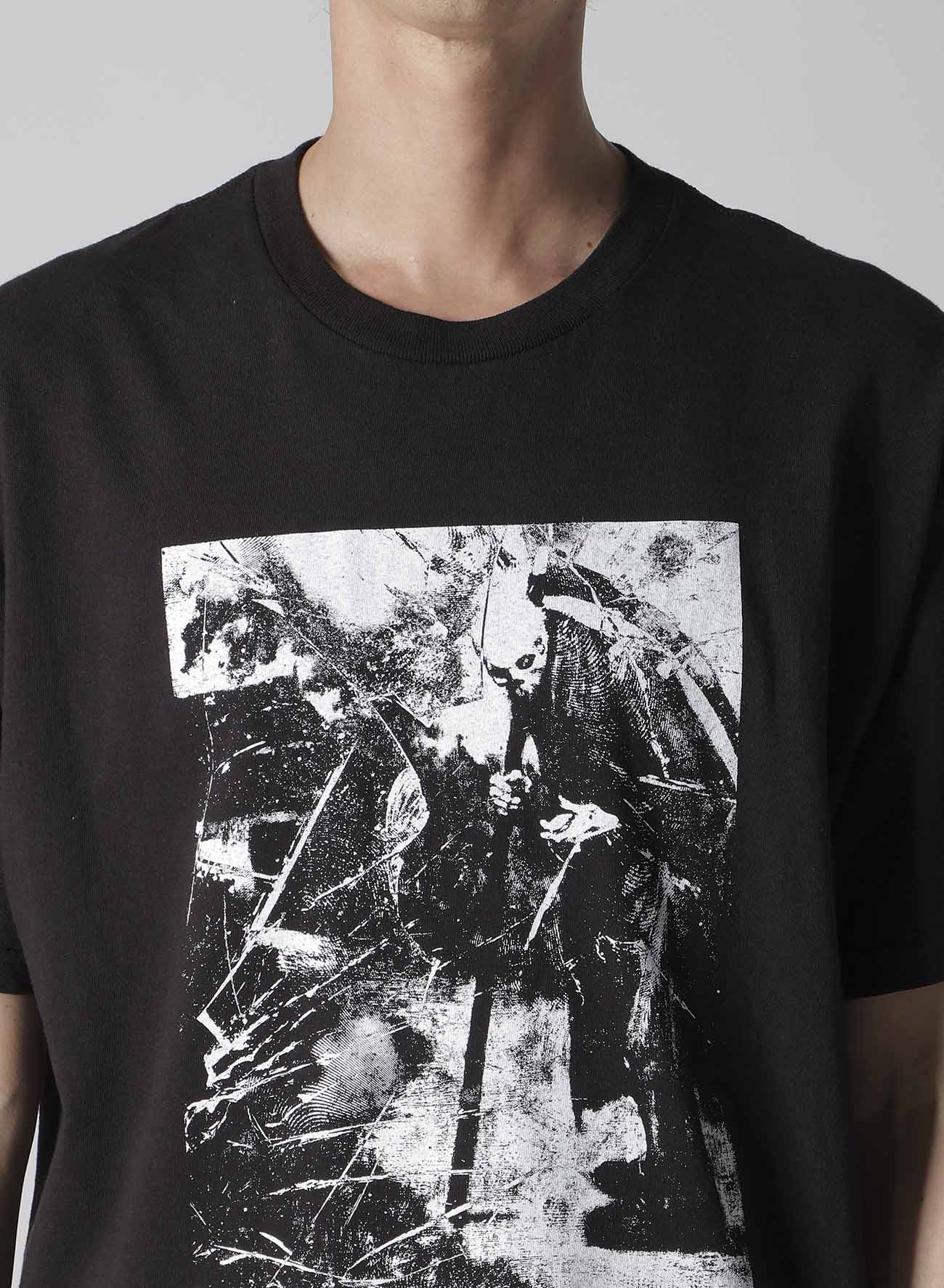 【Y's for men × MASSES】COTTON SINGLE PRINT ROUND NECK SHORT SLEEVE T