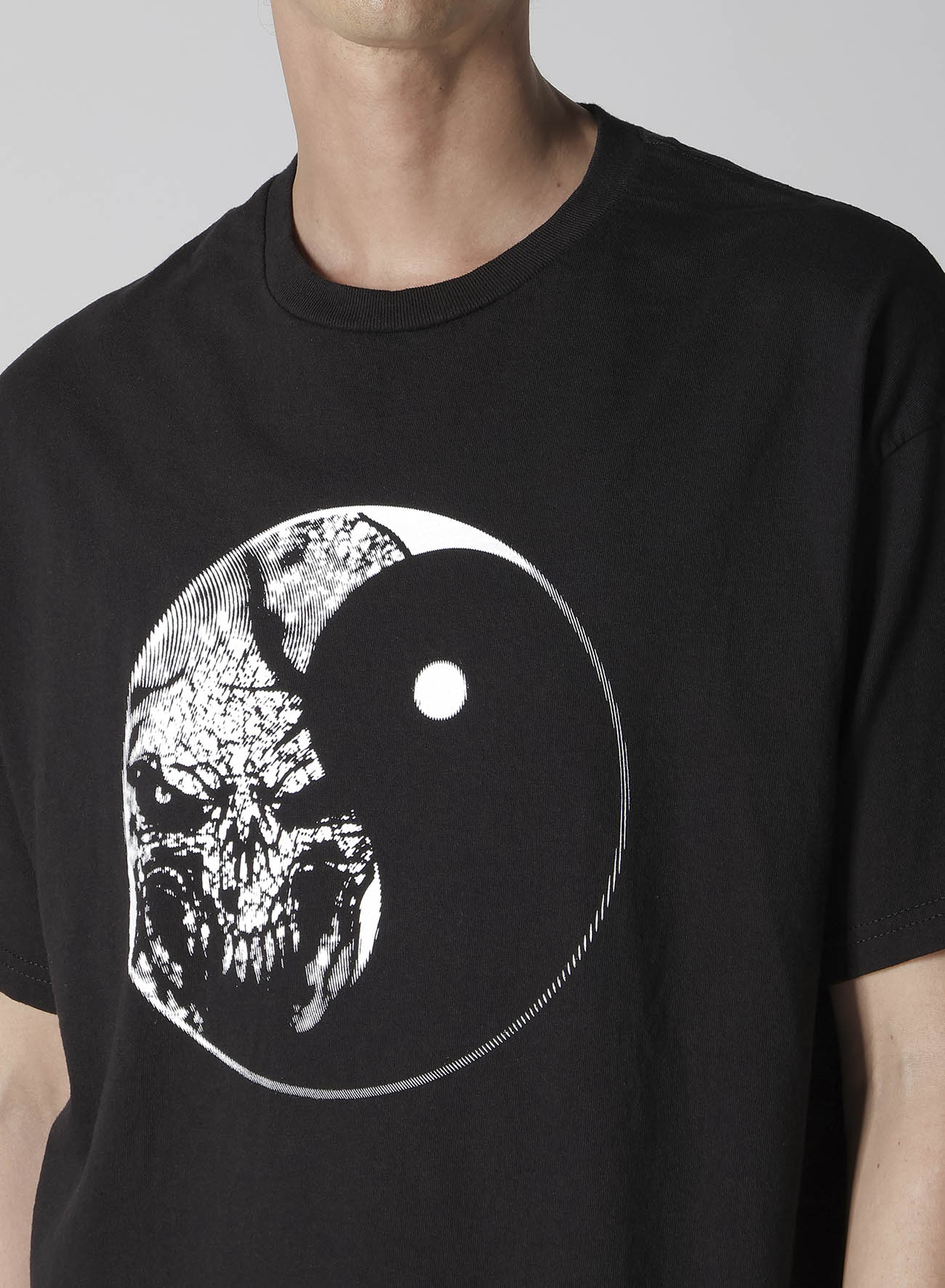 【Y's for men × MASSES】COTTON SINGLE PRINT ROUND NECK SHORT SLEEVE T