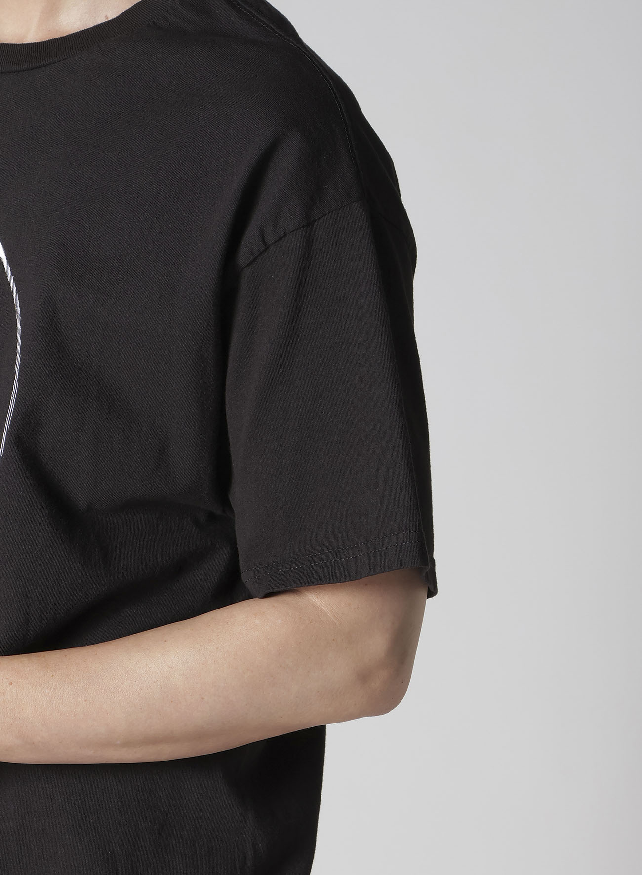 【Y's for men × MASSES】COTTON SINGLE PRINT ROUND NECK SHORT SLEEVE T