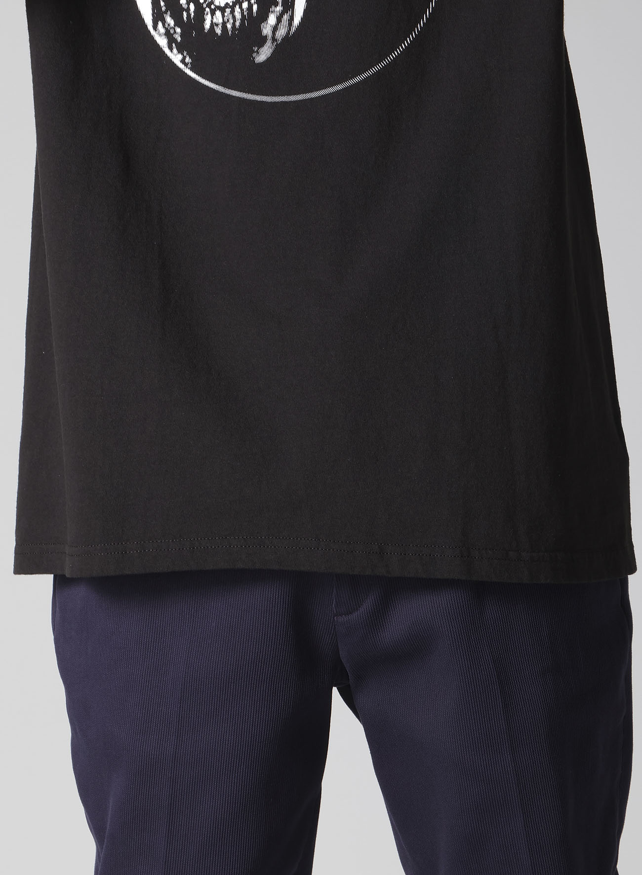 【Y's for men × MASSES】COTTON SINGLE PRINT ROUND NECK SHORT SLEEVE T