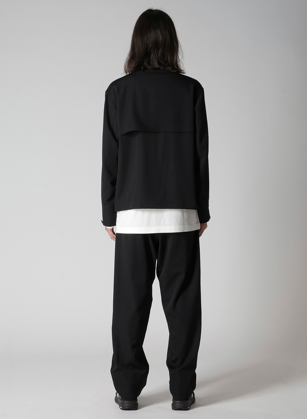 WOOL GABARDINE STORM SHIELD BLOUSON