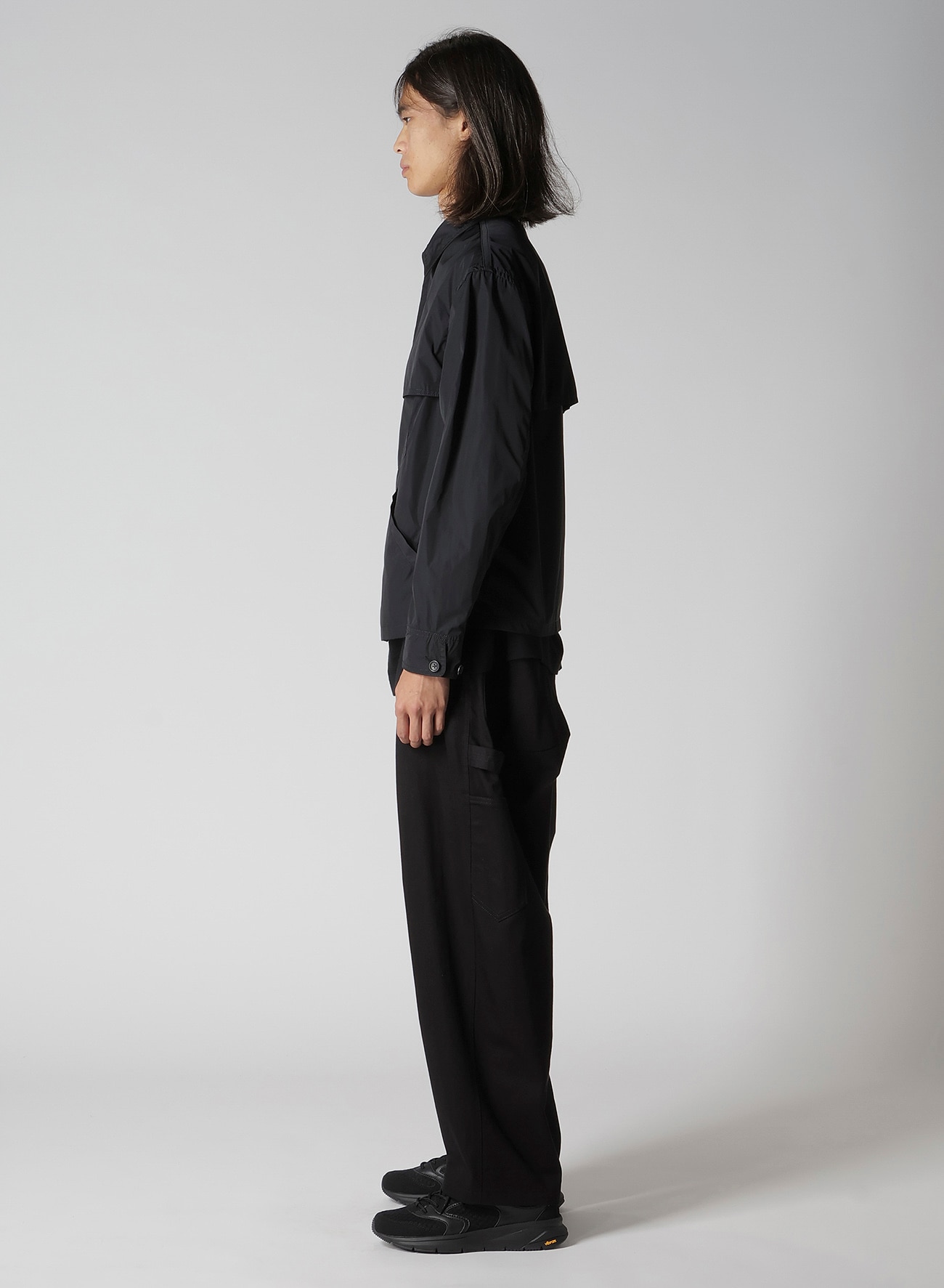 NYLON TAFFETA CHAIN STITCH SHIELD BLOUSON