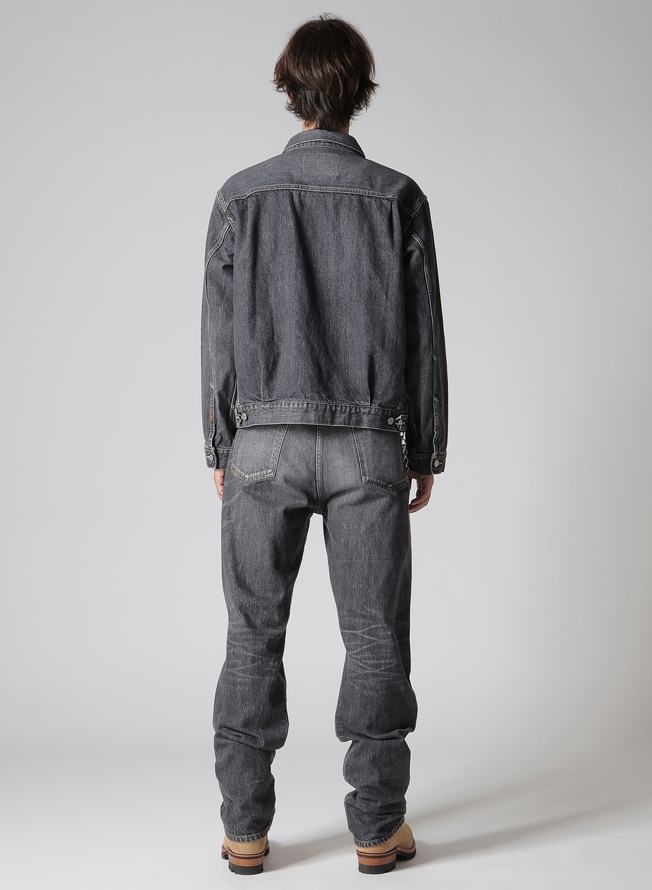 【Y's for men × MASSES】 DENIM JACKET H.WASH BLACK