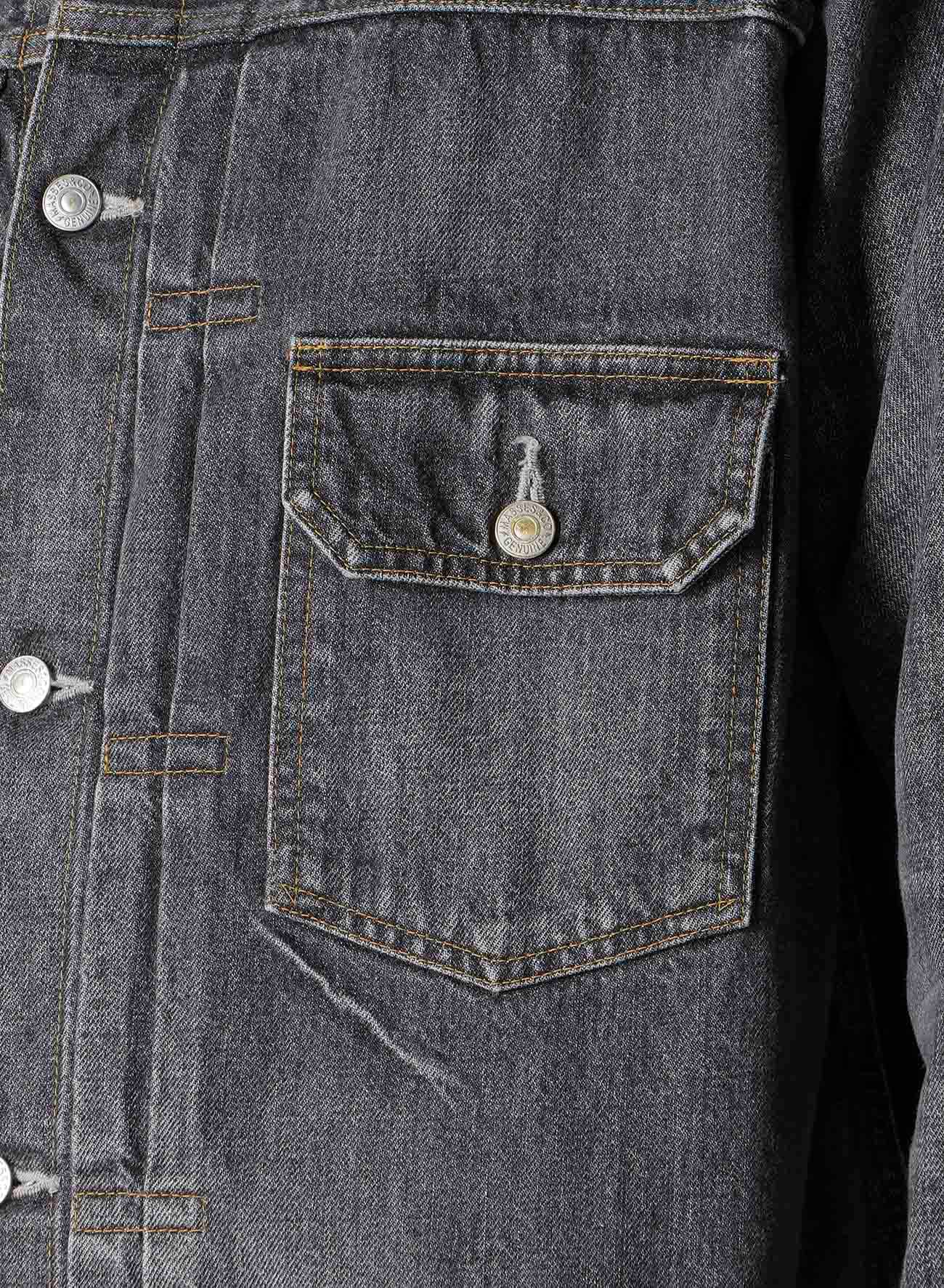 【Y's for men × MASSES】 DENIM JACKET H.WASH BLACK