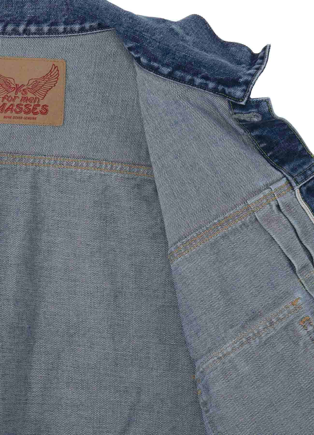 【Y's for men × MASSES】 DENIM JACKET H.WASH INDIGO