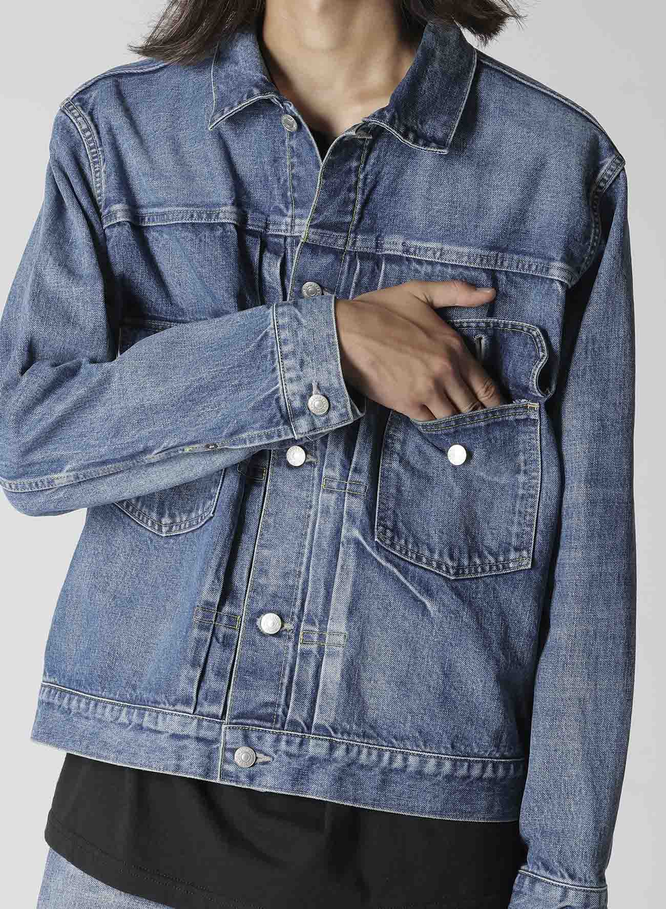 【Y's for men × MASSES】 DENIM JACKET H.WASH INDIGO