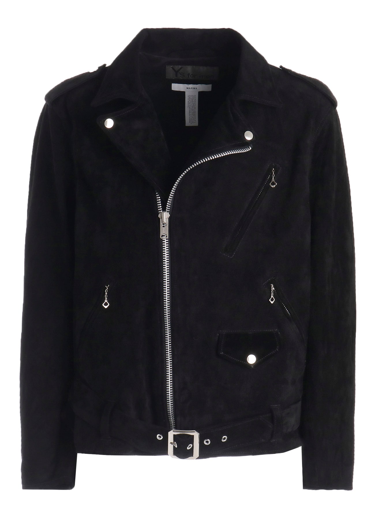 【Y's for men × MASSES】 SUEDE DOUBLE RIDERS JACKET