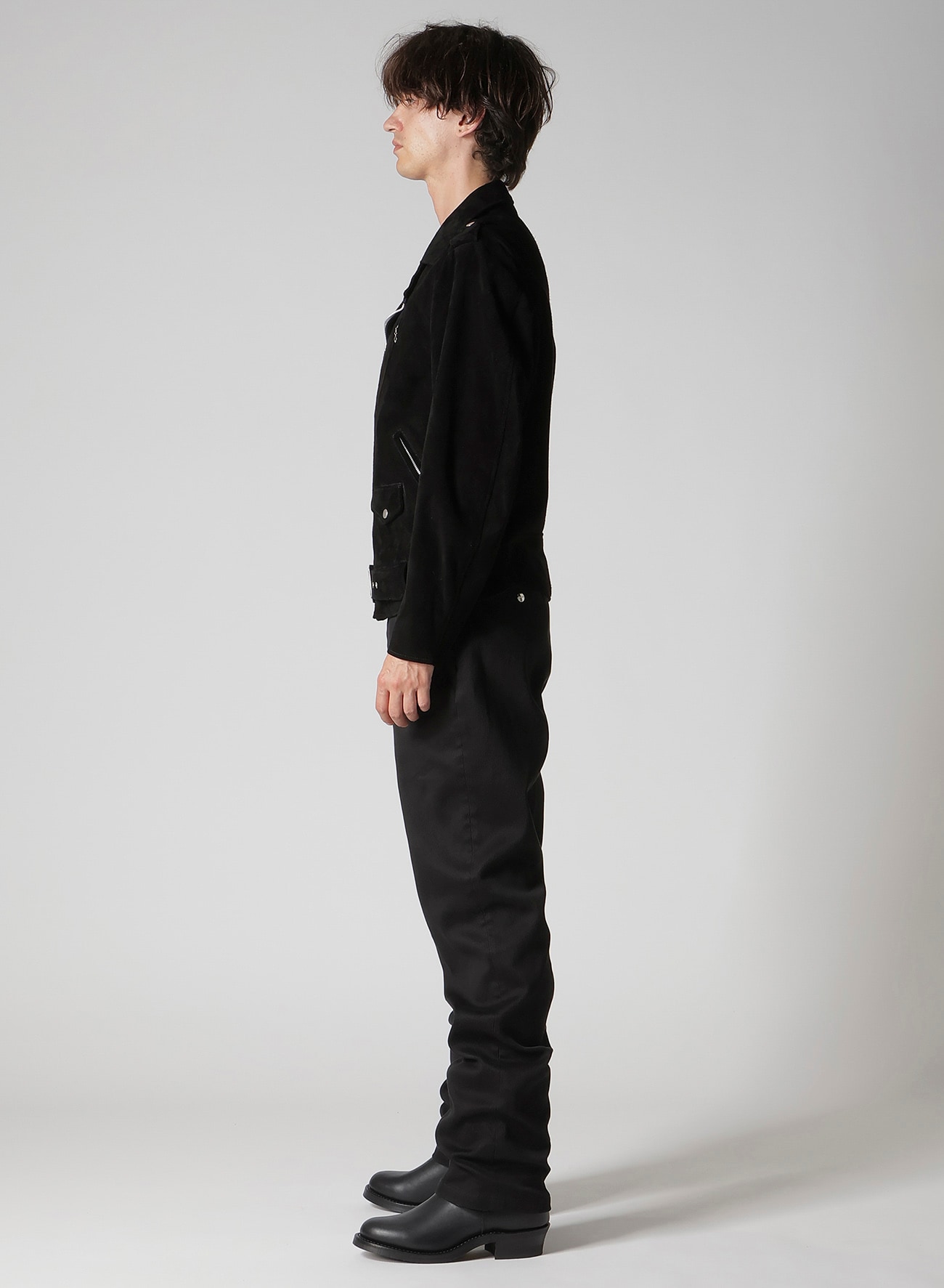 【Y's for men × MASSES】 SUEDE DOUBLE RIDERS JACKET