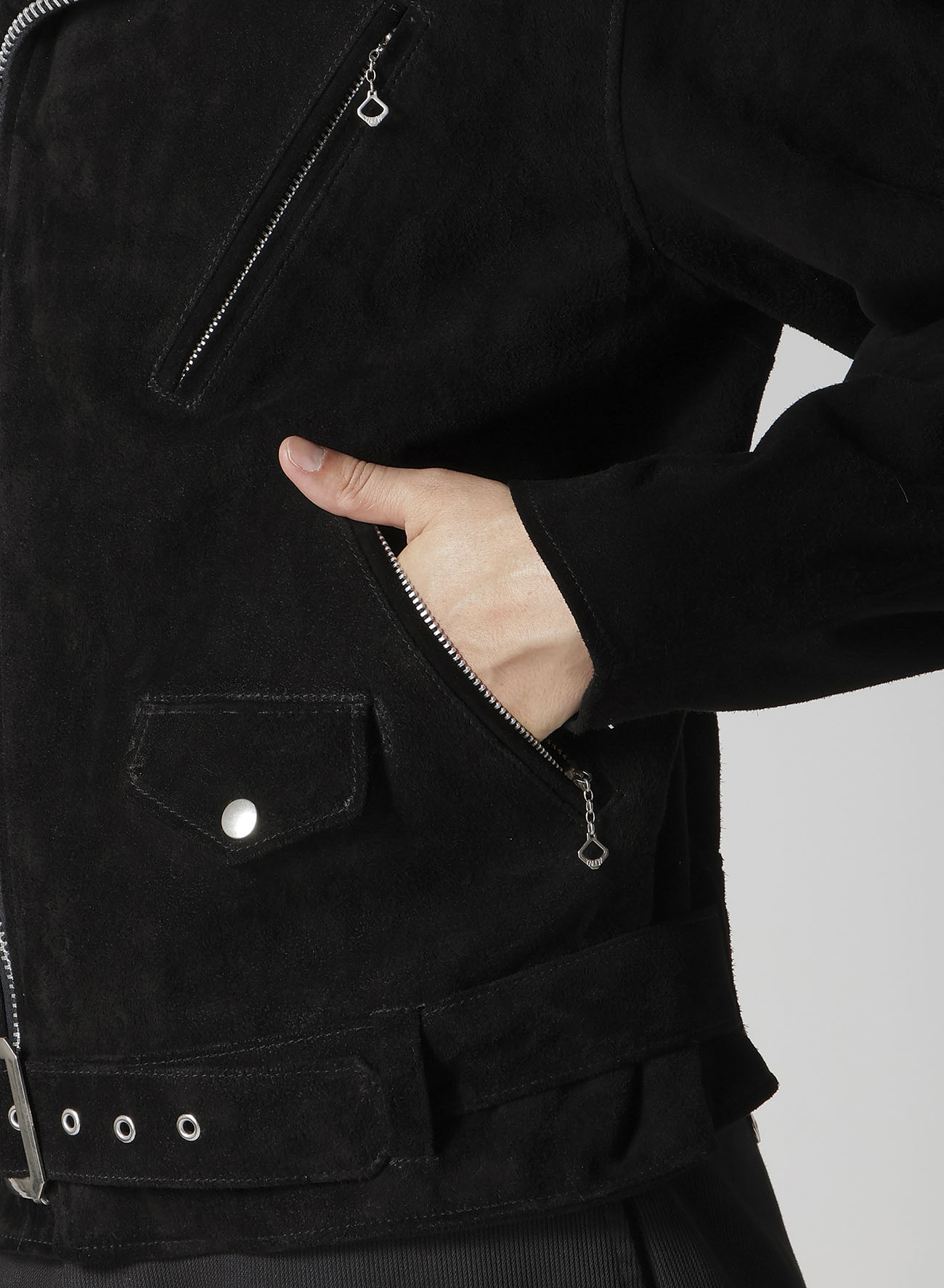 【Y's for men × MASSES】 SUEDE DOUBLE RIDERS JACKET