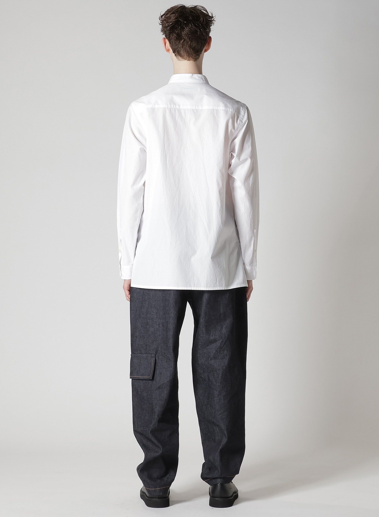 100/2 BROAD PANEL STAND COLLAR SHIRT