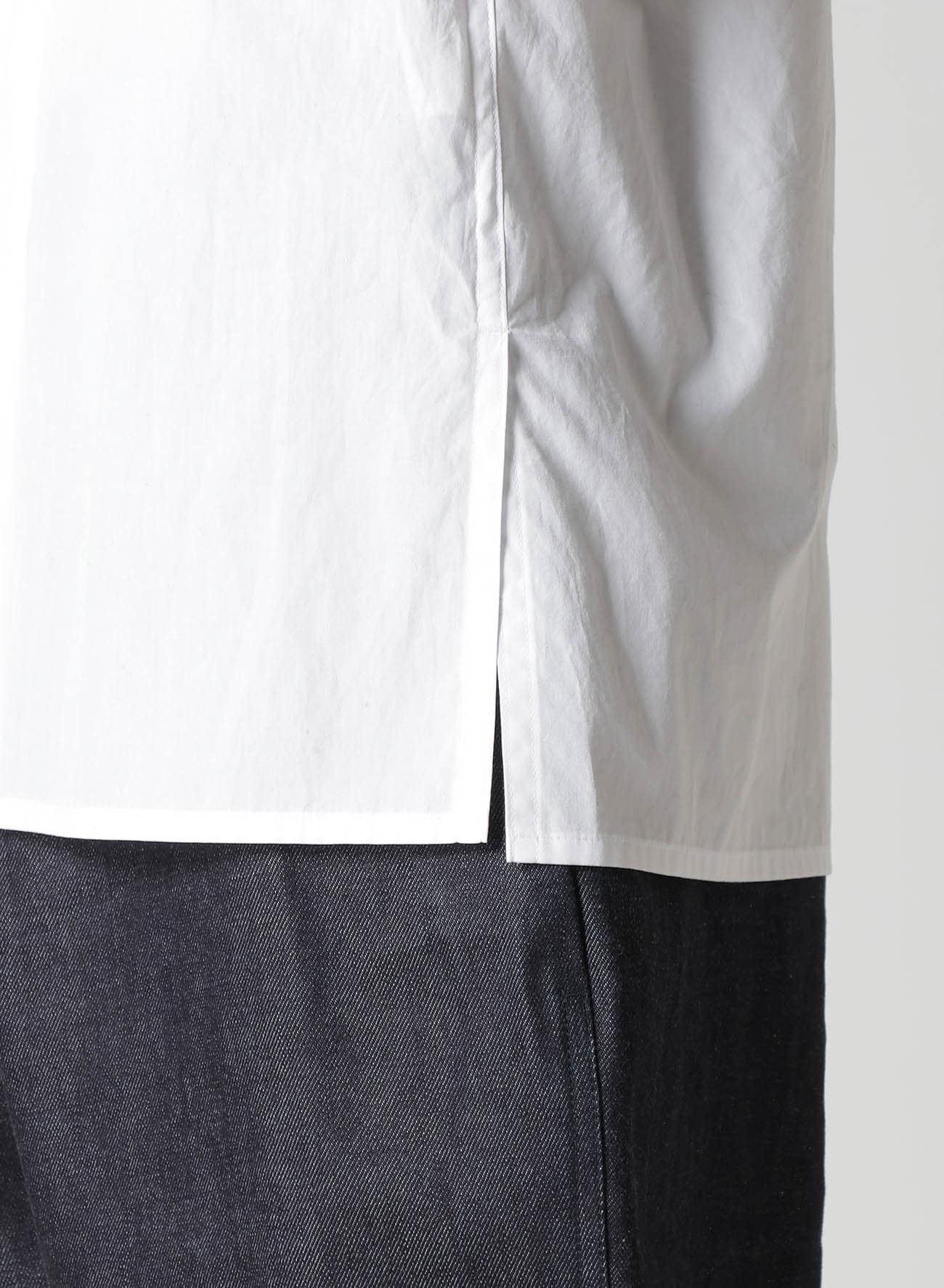 100/2 BROAD PANEL STAND COLLAR SHIRT