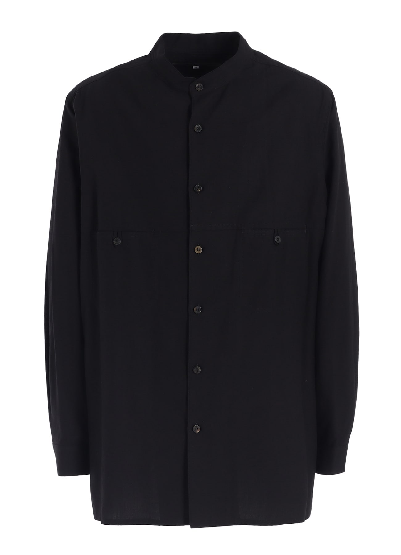【kojikojimamaさん専用】 KHADI PANEL STAND COLLAR SHIRT(S Black): Y's for men｜THE