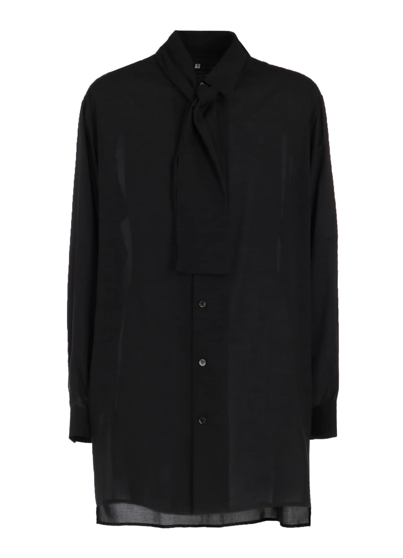 CELLULOSE LAWN SHIRT WITH SHAWL