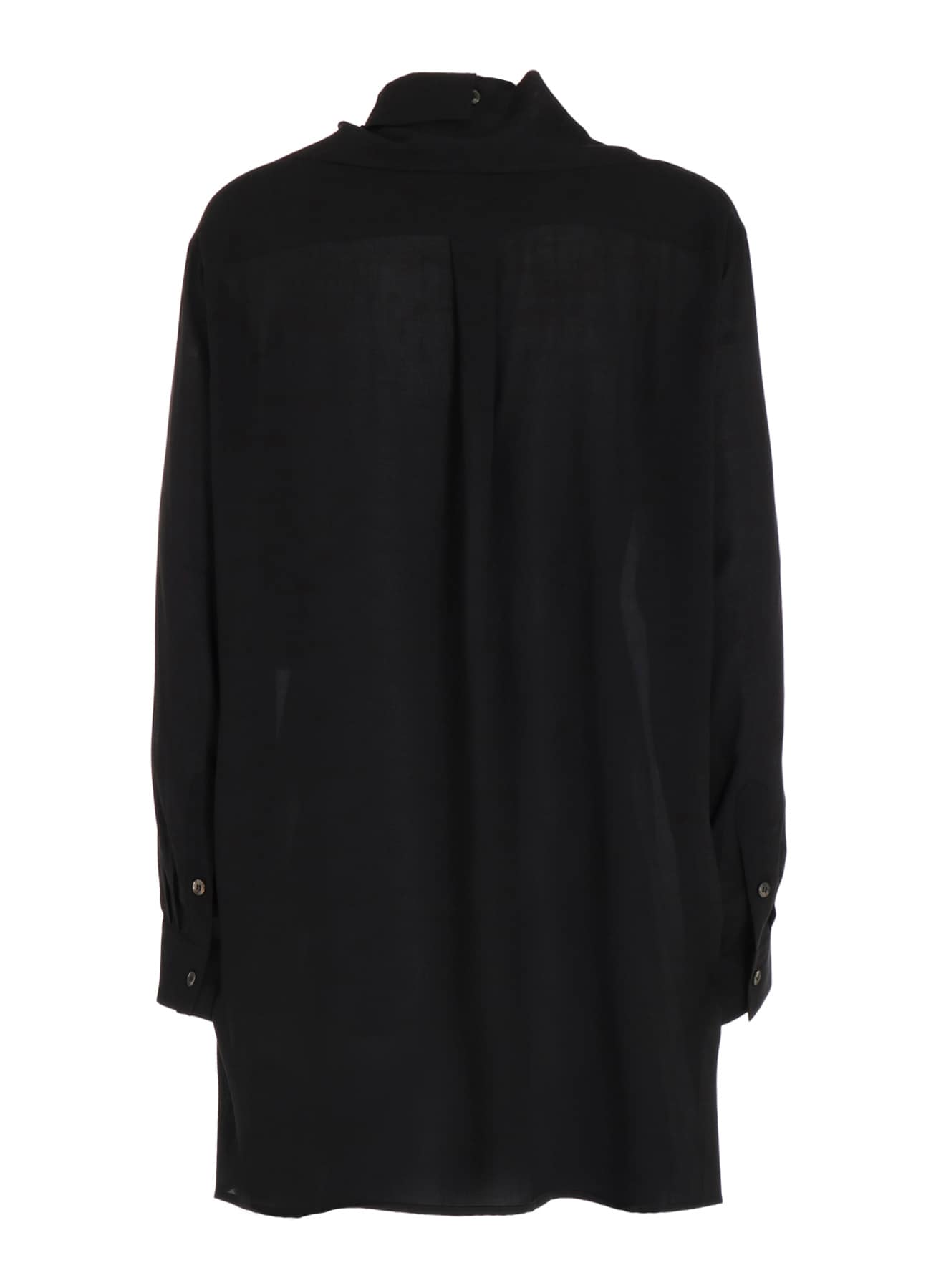 CELLULOSE LAWN SHIRT WITH SHAWL
