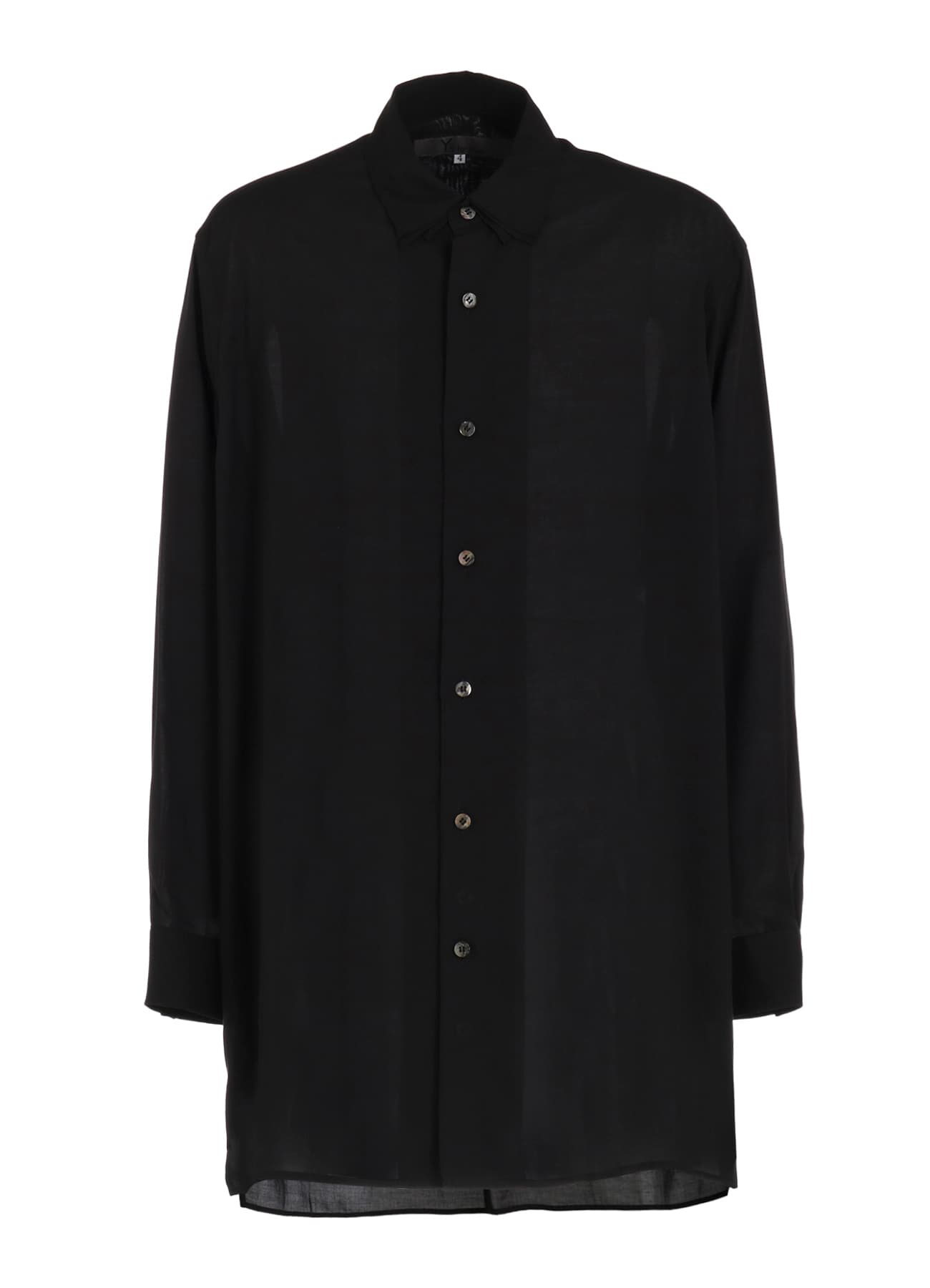 CELLULOSE LAWN LAYERED COLLAR SHIRT