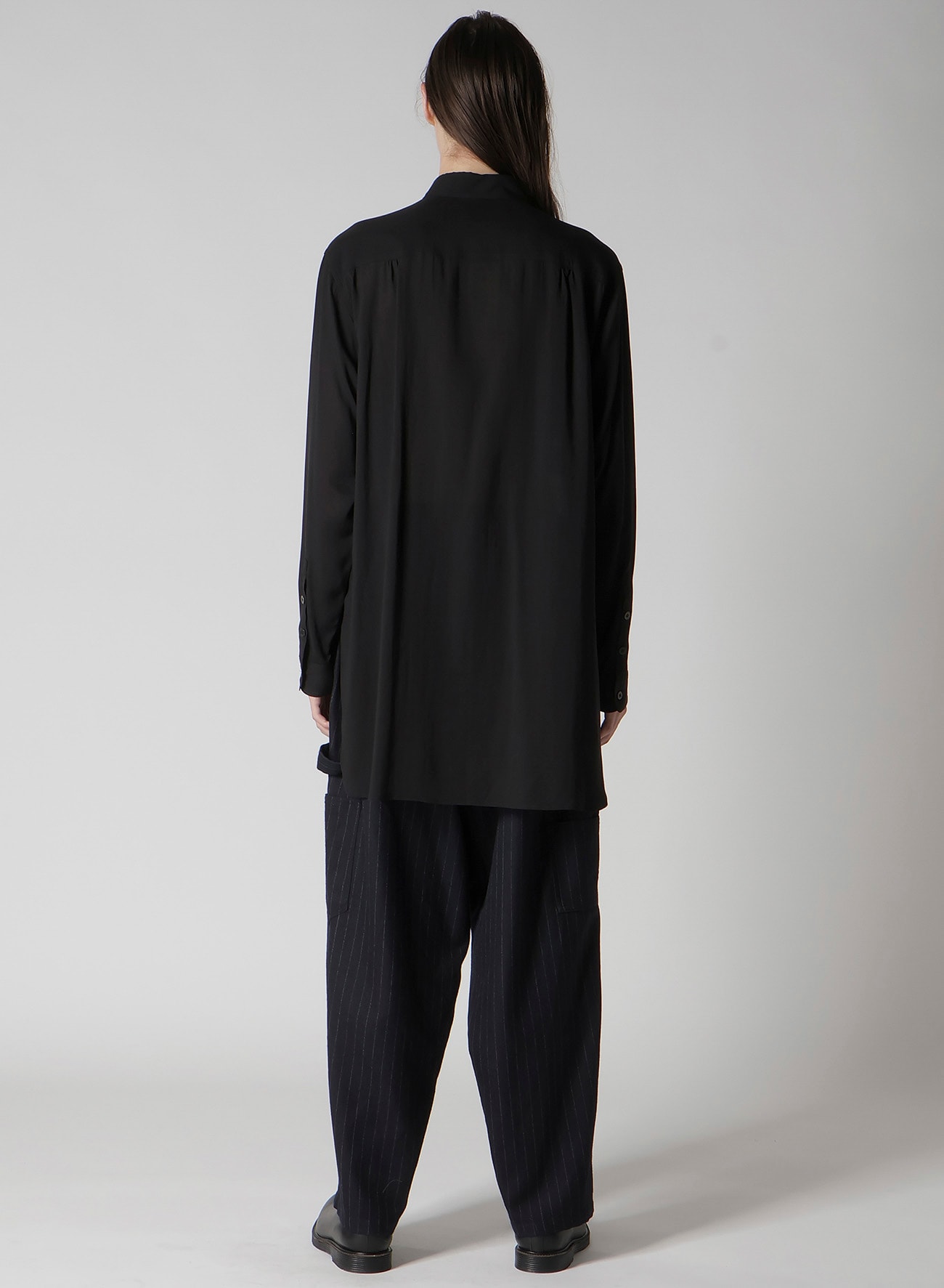 CELLULOSE LAWN DOUBLE-POCKET SHIRT