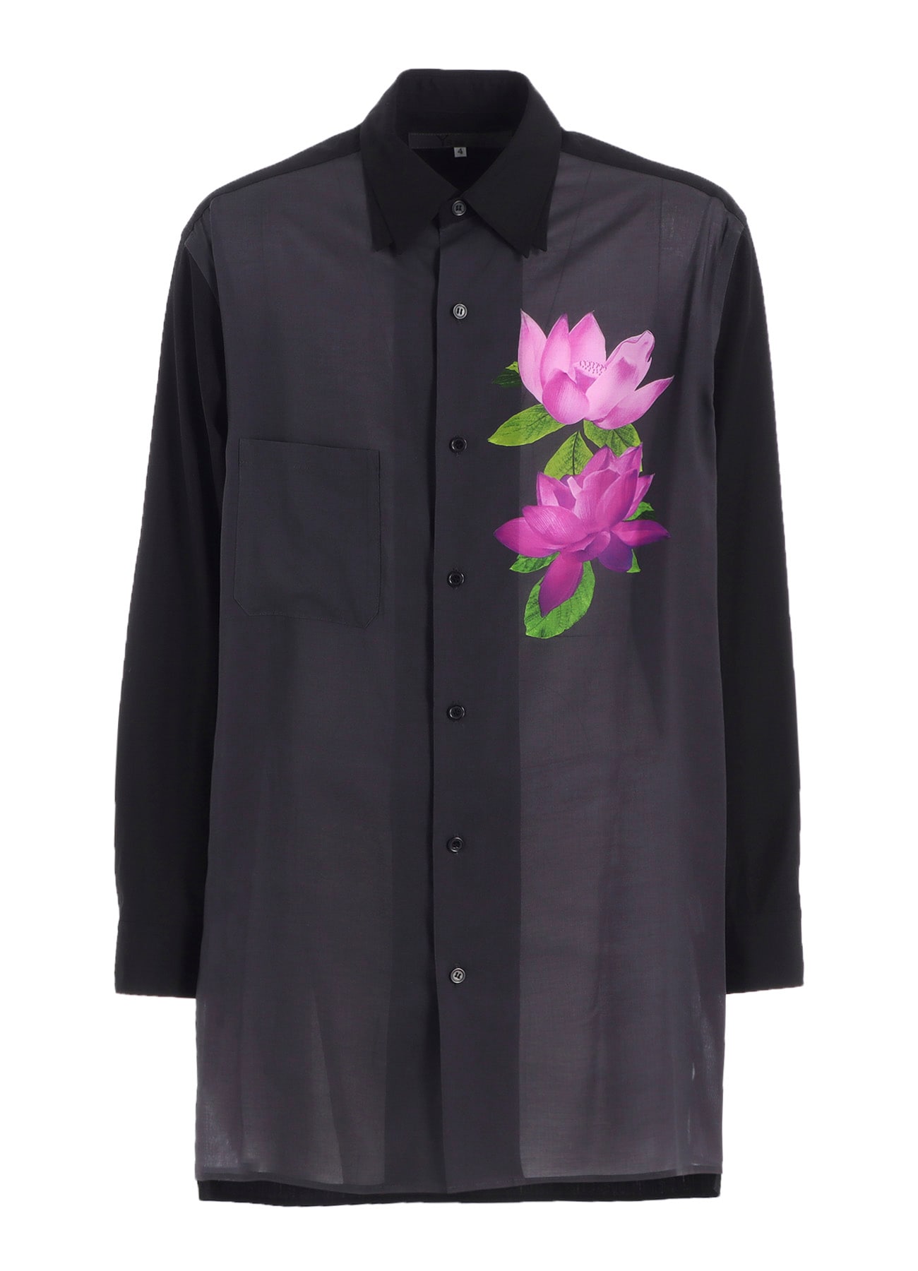 DOUBLE-COLLAR SHIRT IN BROAD AND CELLULOSE GRAY LOTUS