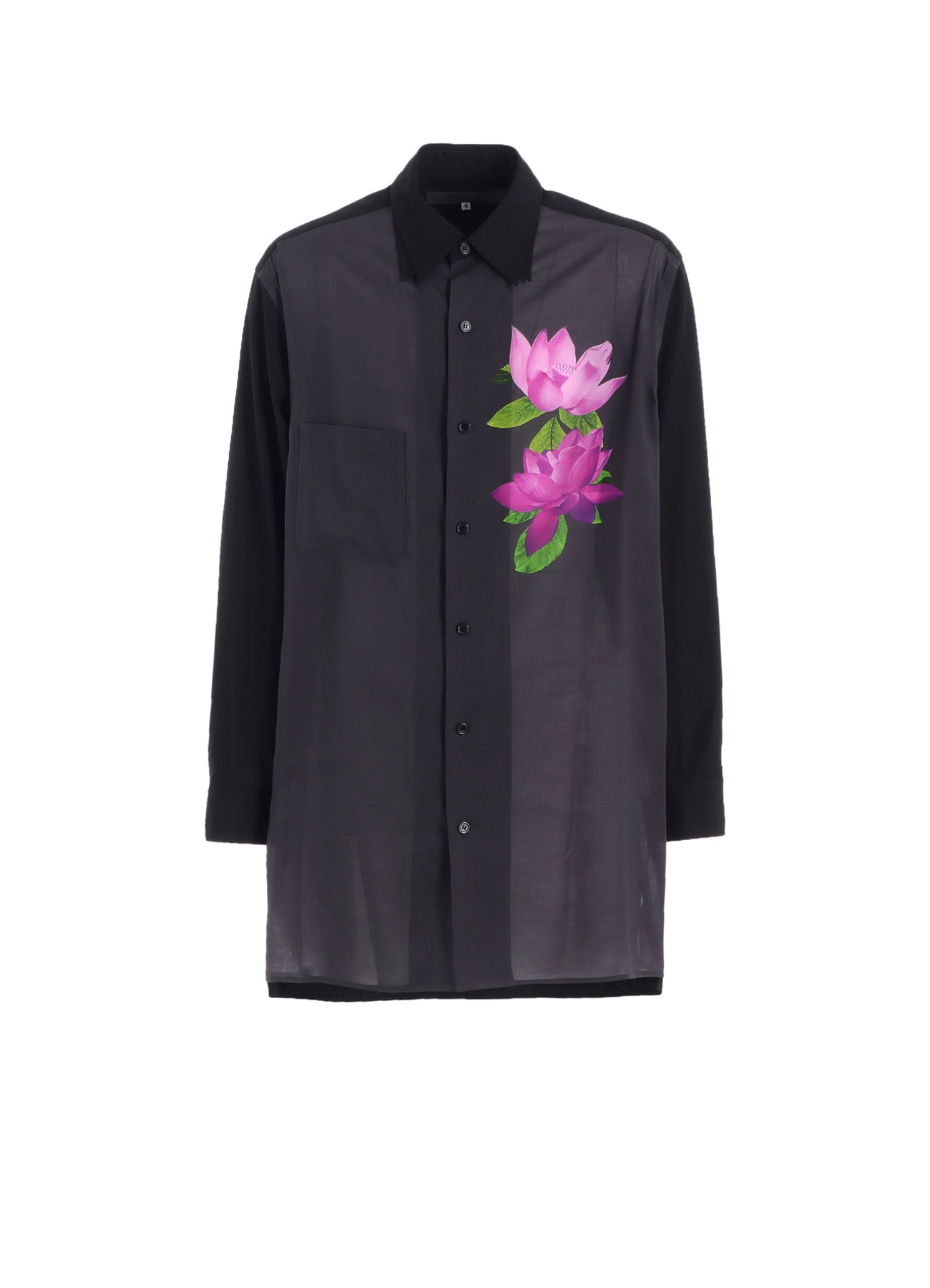 DOUBLE-COLLAR SHIRT IN BROAD AND CELLULOSE GRAY LOTUS