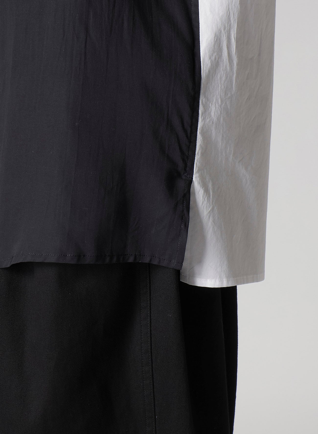 TRIPLE COLLAR SHIRT IN BROAD AND CELLULOSE PINK FLOWER