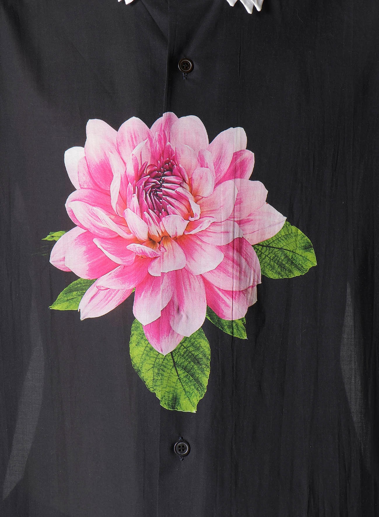 TRIPLE COLLAR SHIRT IN BROAD AND CELLULOSE PINK FLOWER