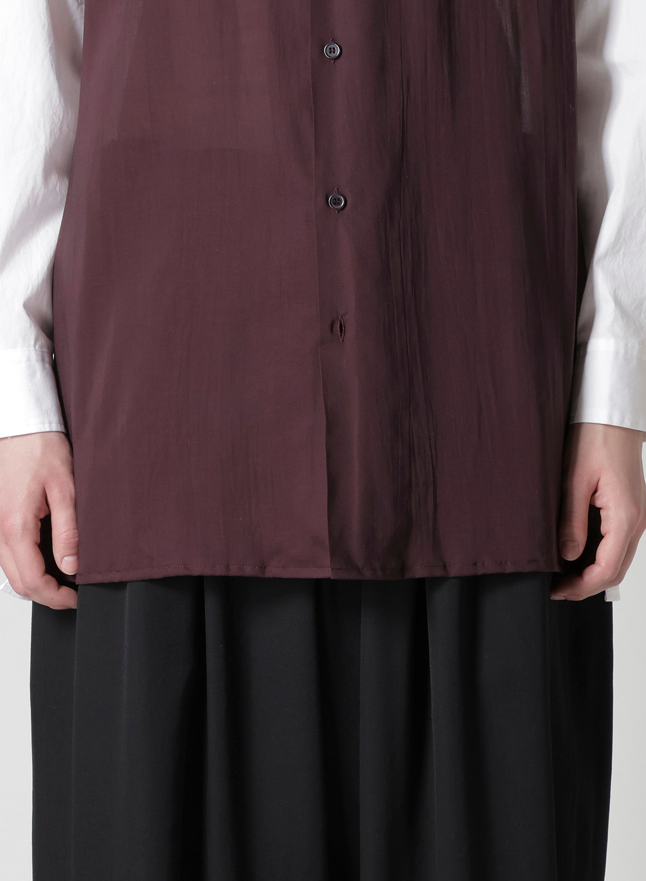OVERSIZED SILHOUETTE SHIRT IN BROAD AND CELLULOSE TWO FLOWERS