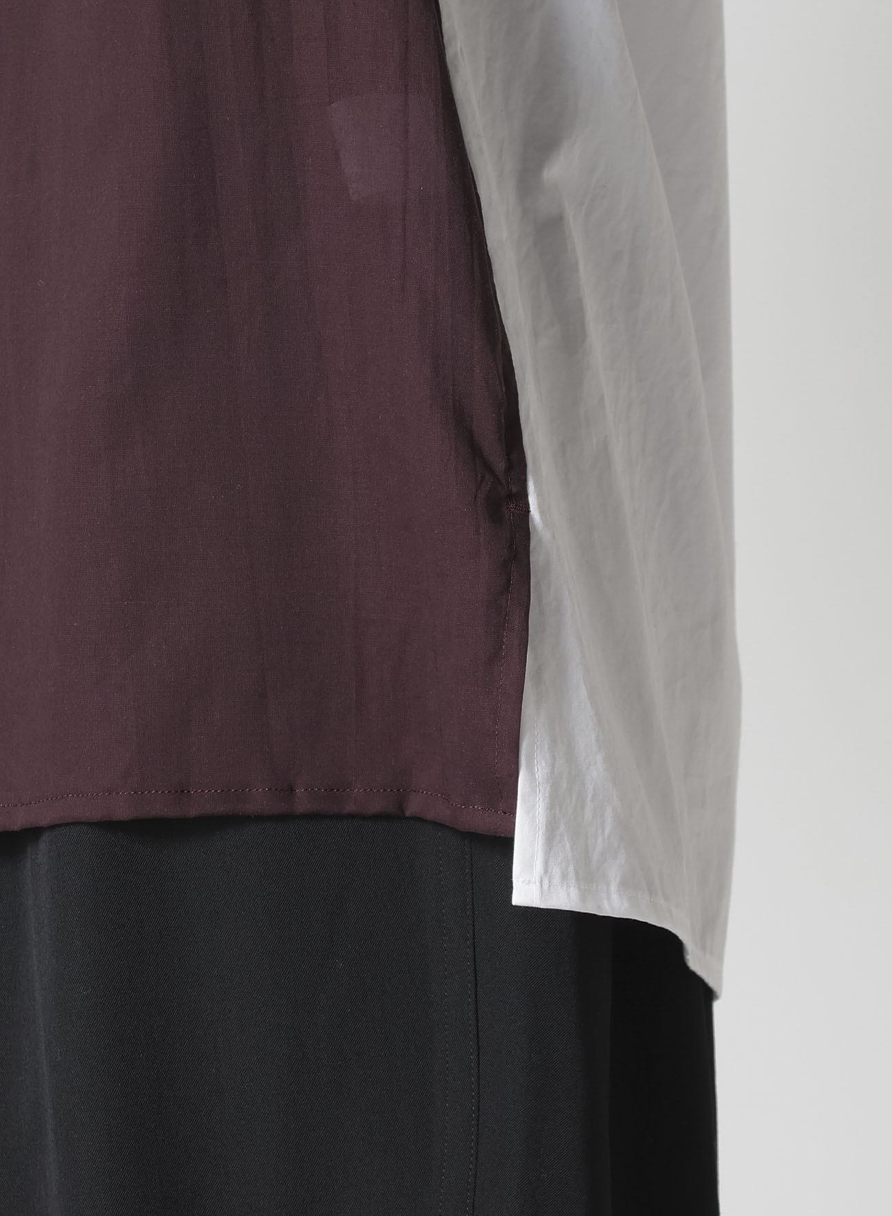 OVERSIZED SILHOUETTE SHIRT IN BROAD AND CELLULOSE TWO FLOWERS