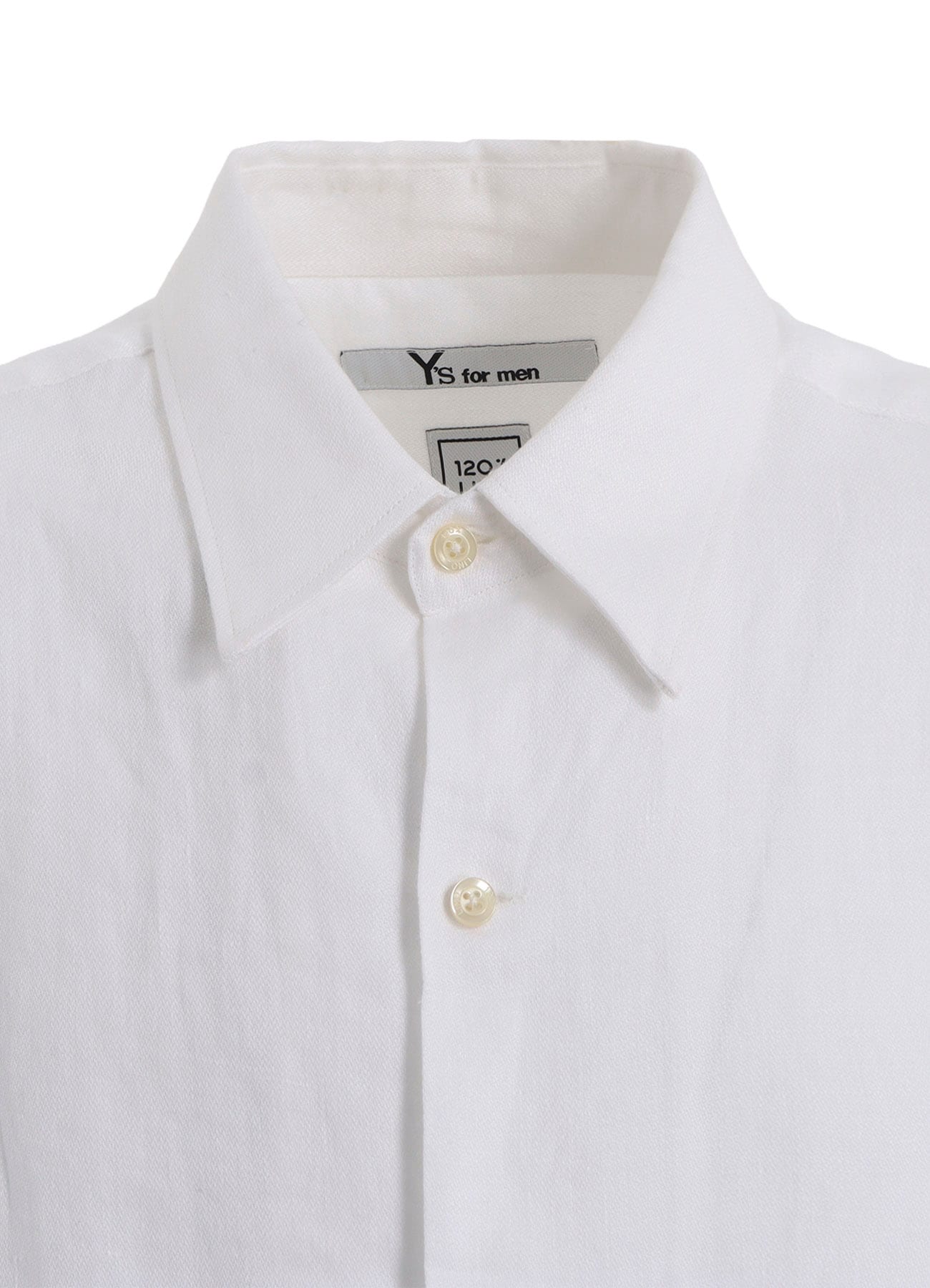 Y's for men x 120% LINO REGULAR COLLAR SHIRT