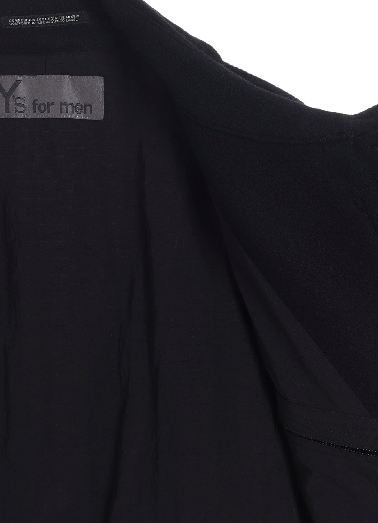 AIRY MOSSER LONG COAT WITH NYLON LINING