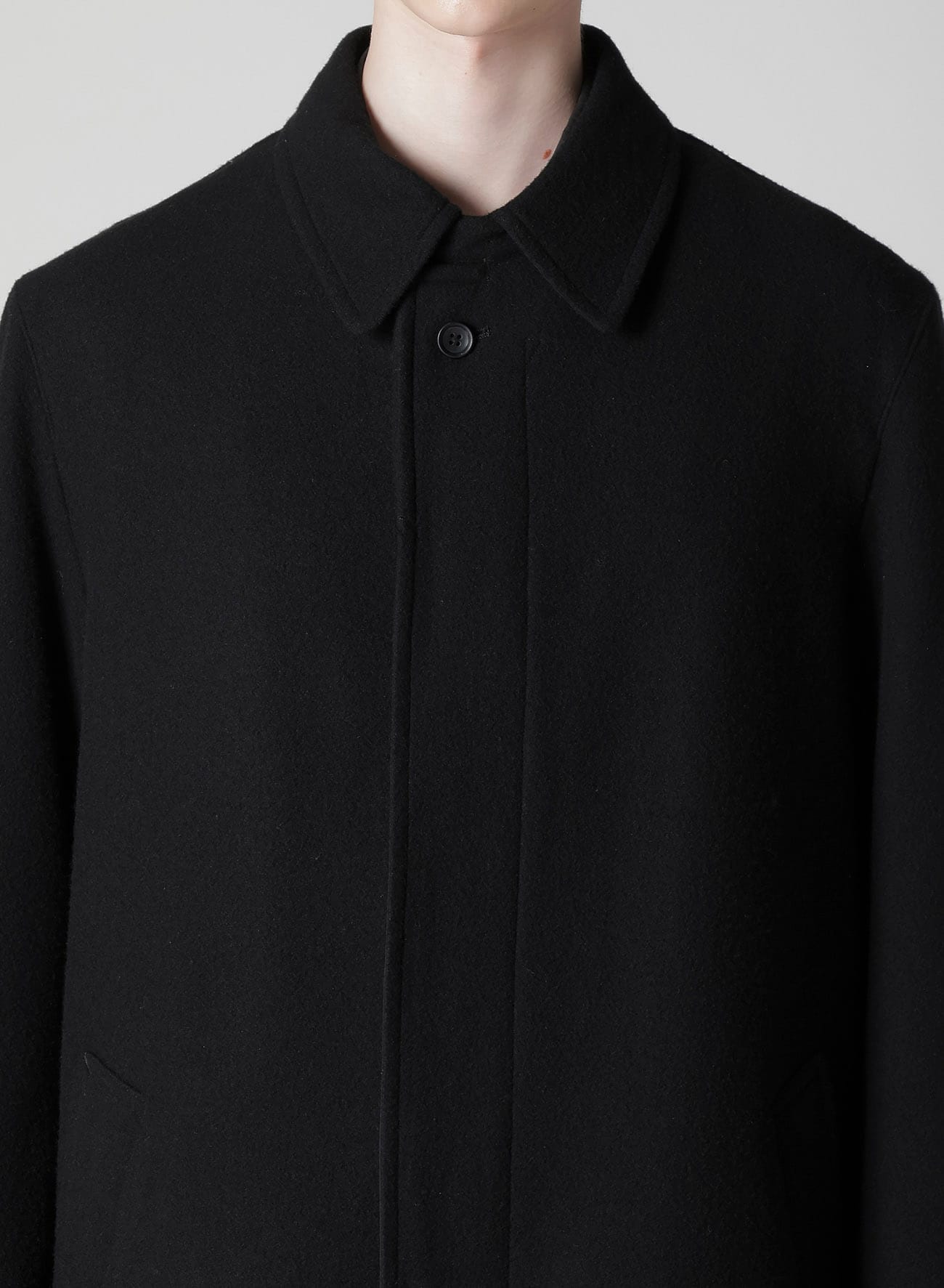AIRY MOSSER LONG COAT WITH NYLON LINING
