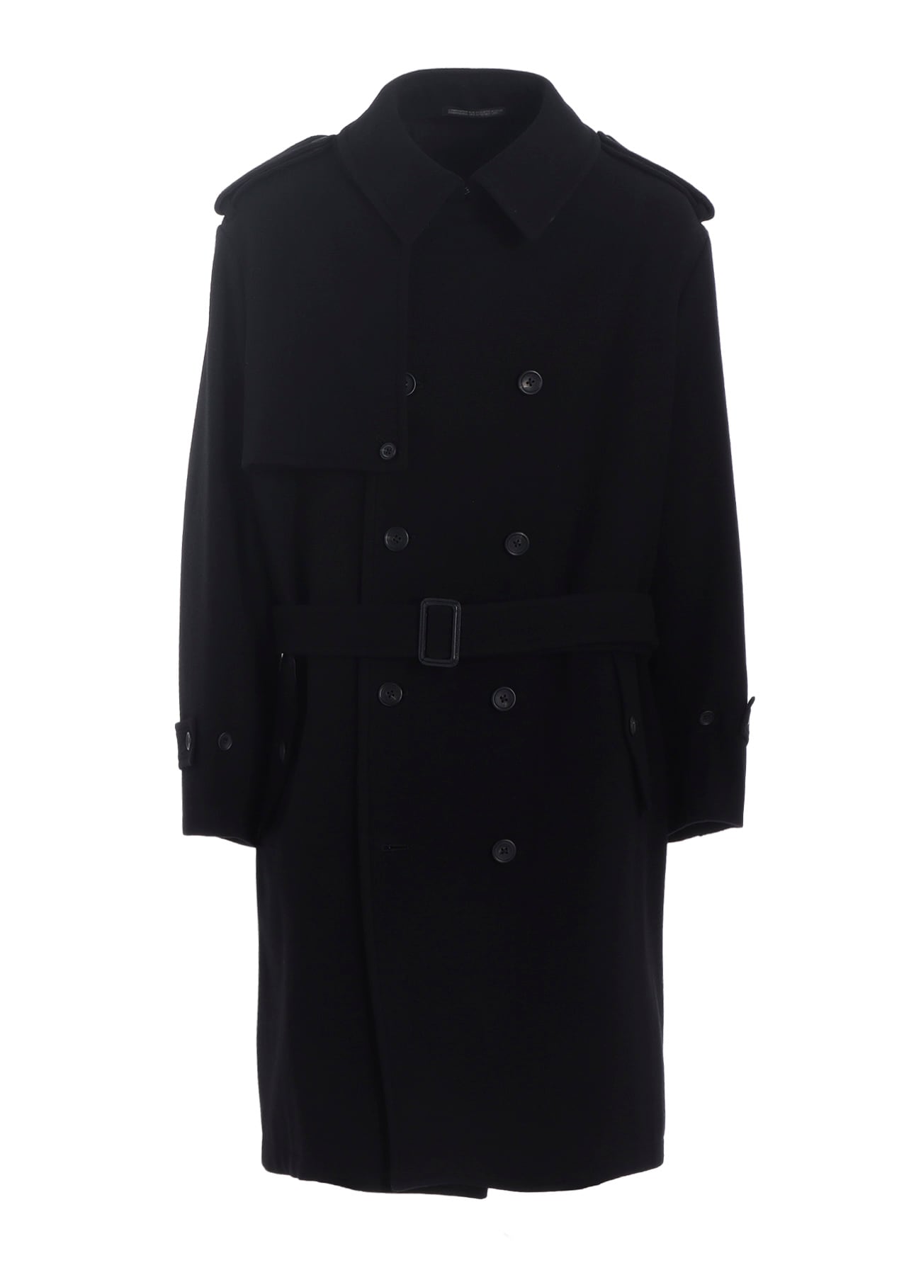 AIRY MOSSER TRENCH COAT WITH NYLON LINING