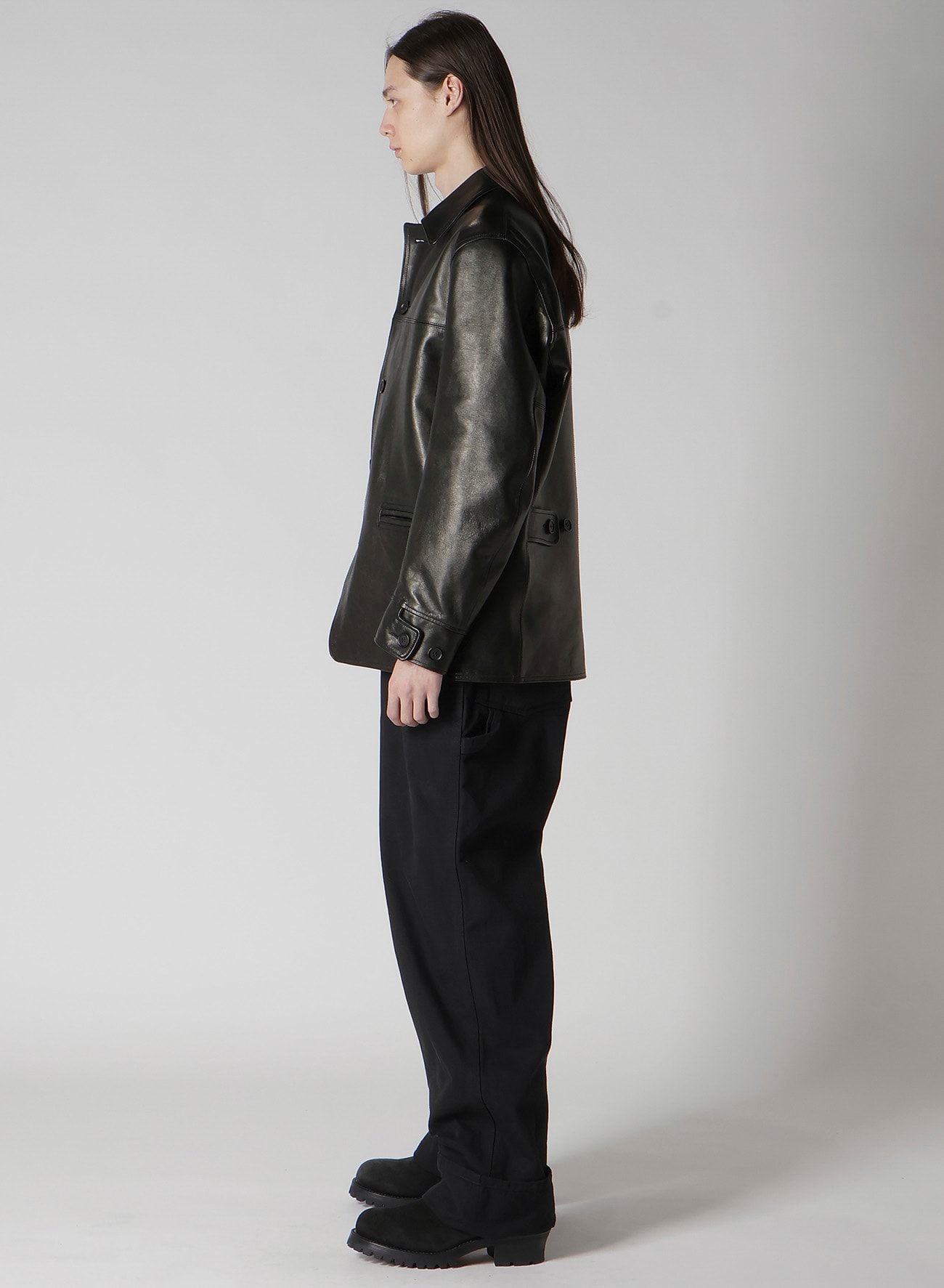 【Y's for men × MASSES】HORSE LEATHER  CAR COAT